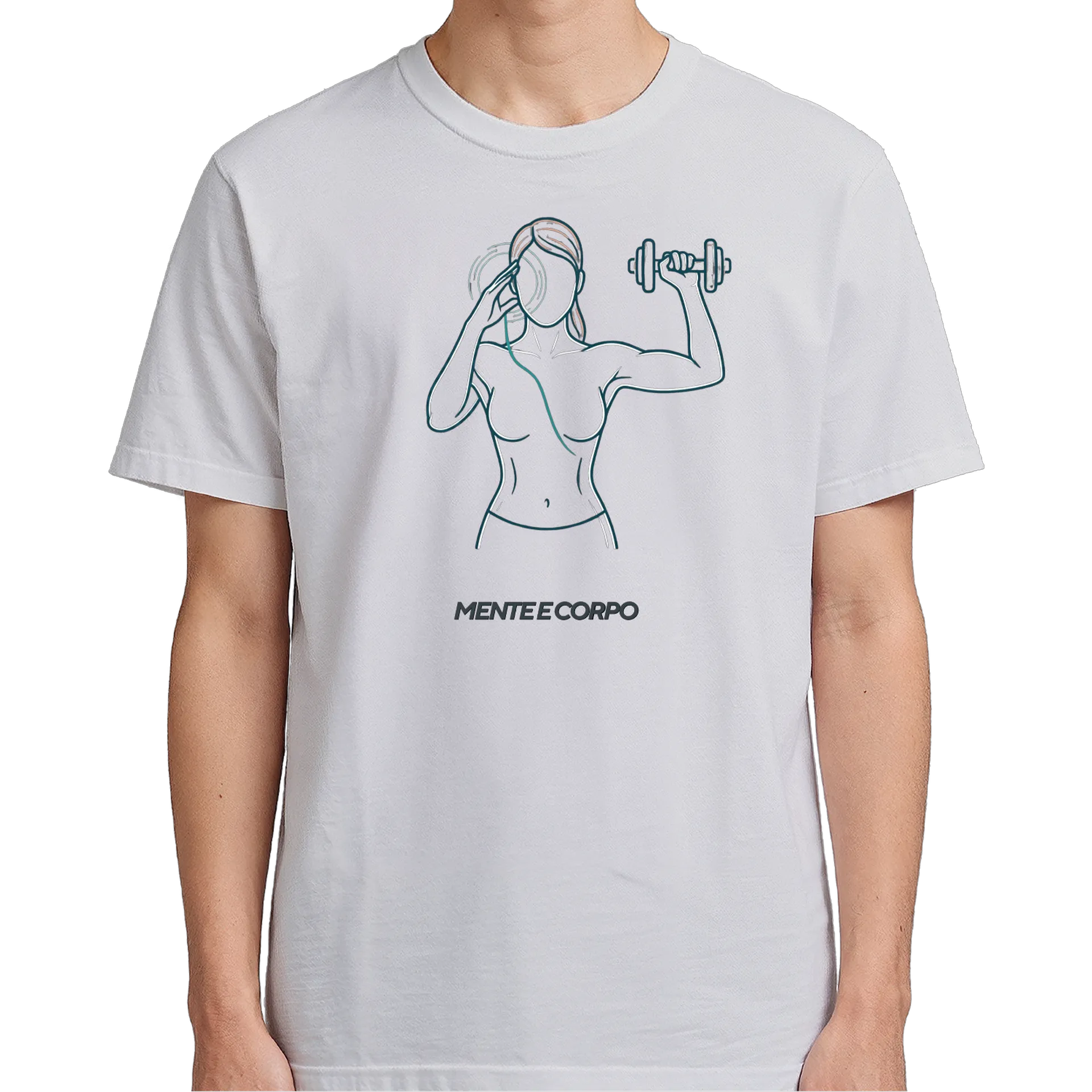 Camiseta Mulher Lisa Mente e Corpo 100% Algodão - Imagem 5