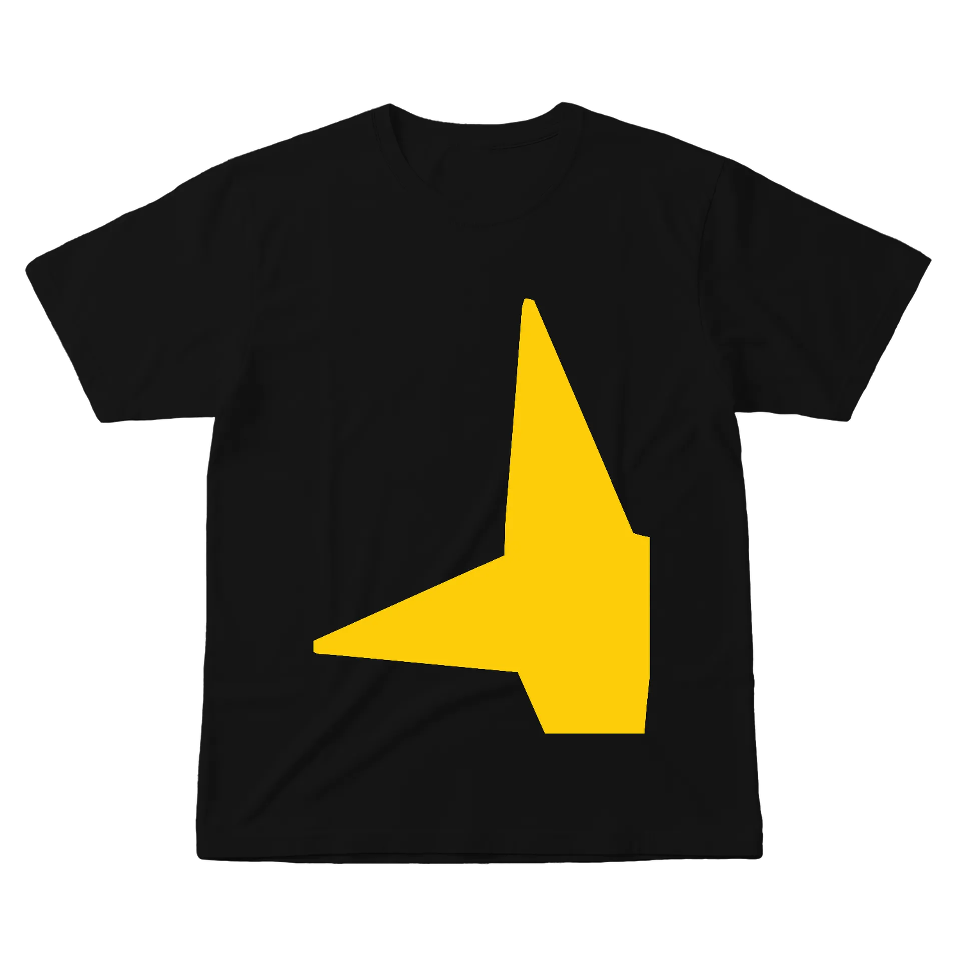 Camiseta Estrela Amarela Minimalista 100% Algodão - Imagem 1