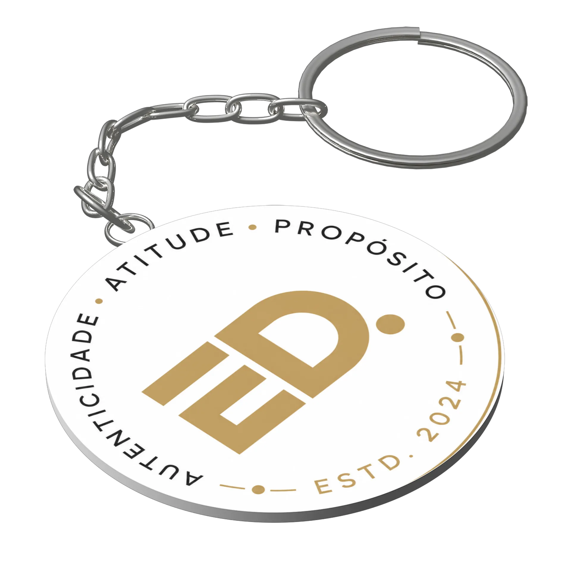 Chaveiro MDF Ed. Stilos 5x5cm de Edgard