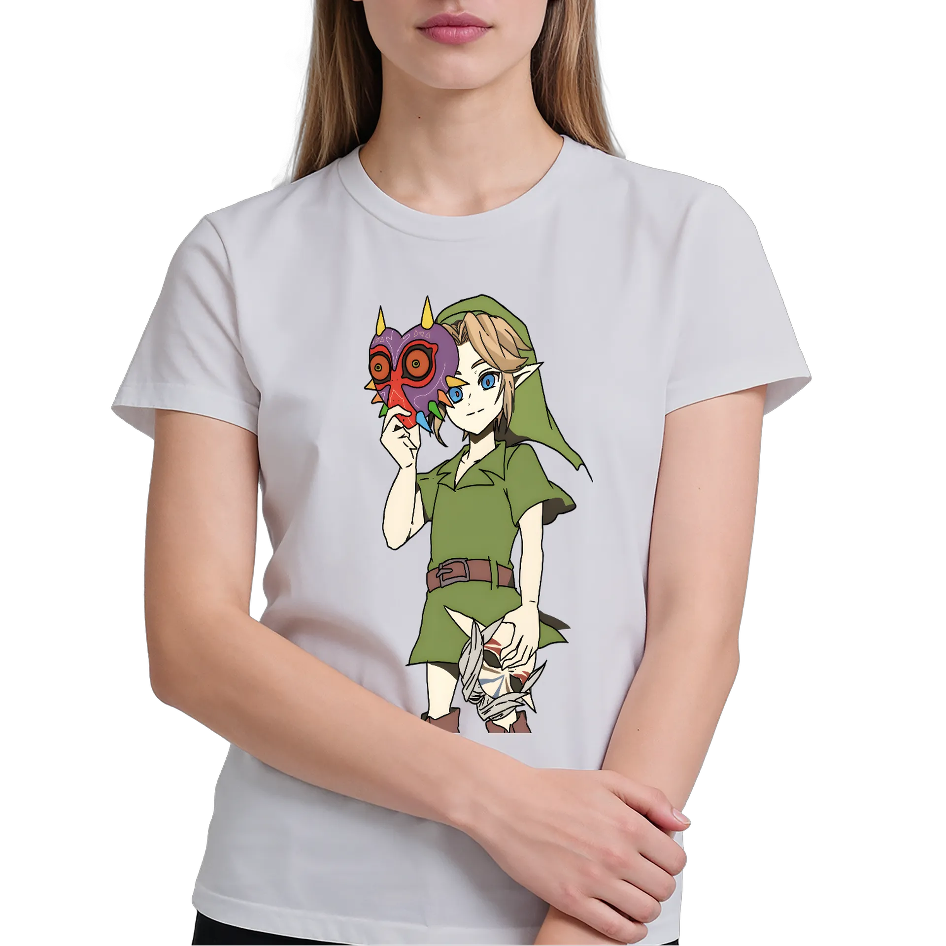 Camiseta Estampa Link Verde Algodão 100% de EFXDante — imagem 3 de 6