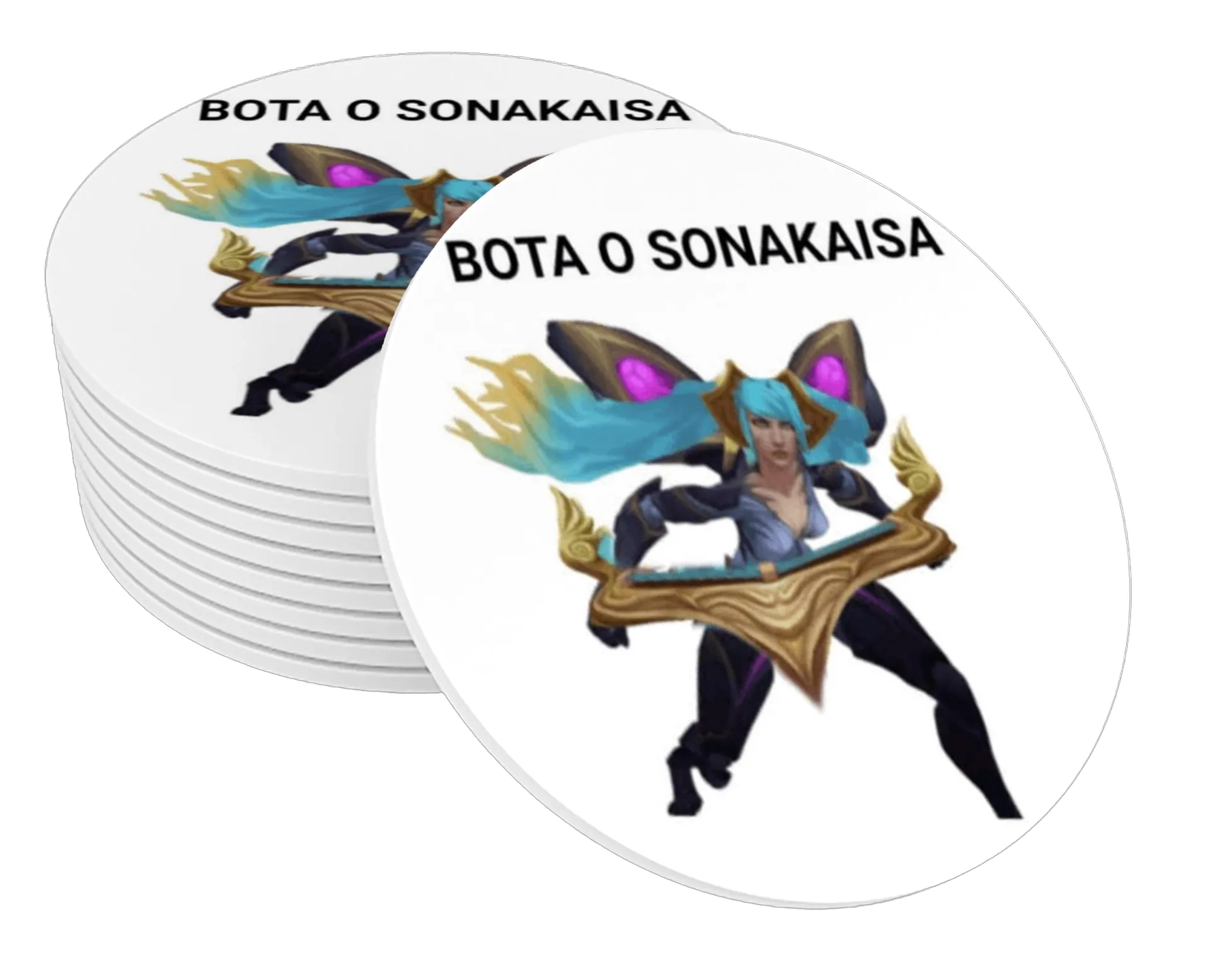 Porta-copos Meme Sonakaisa de SonaFofoqueira — imagem 1 de 3