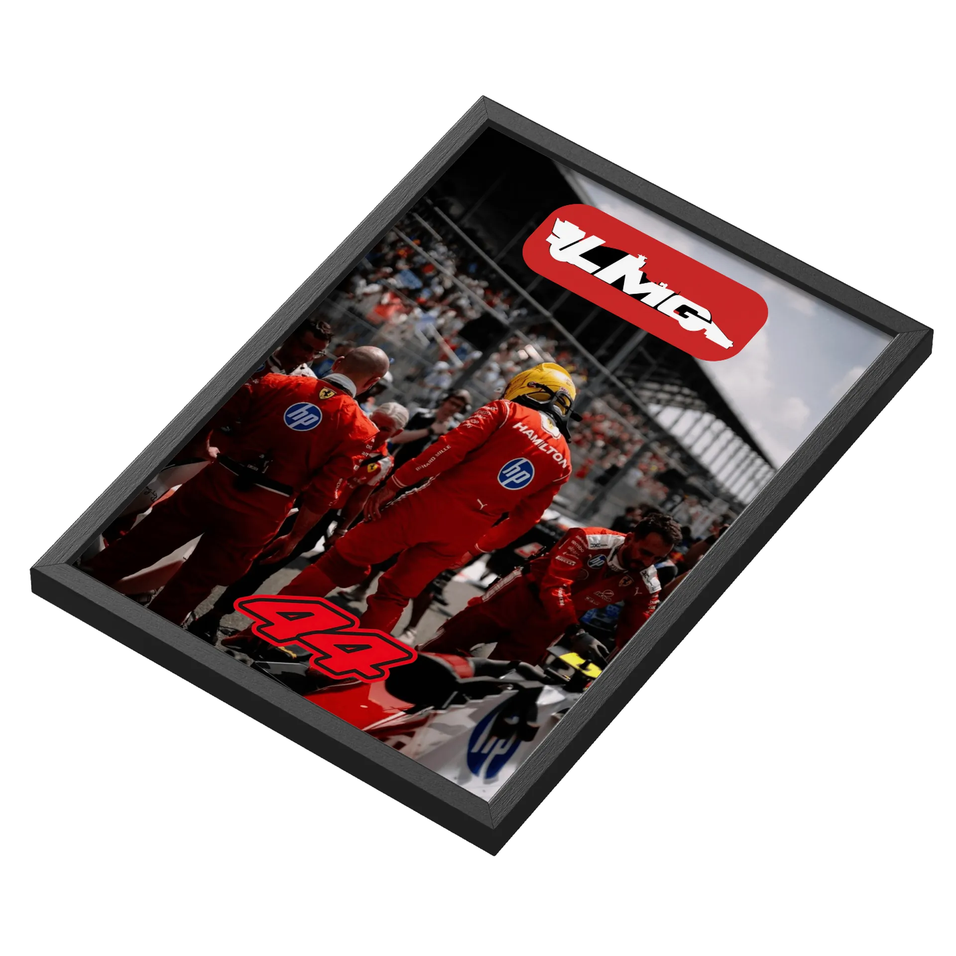 Quadro A3 Lewis Hamilton Lewismilgrau - Imagem 3
