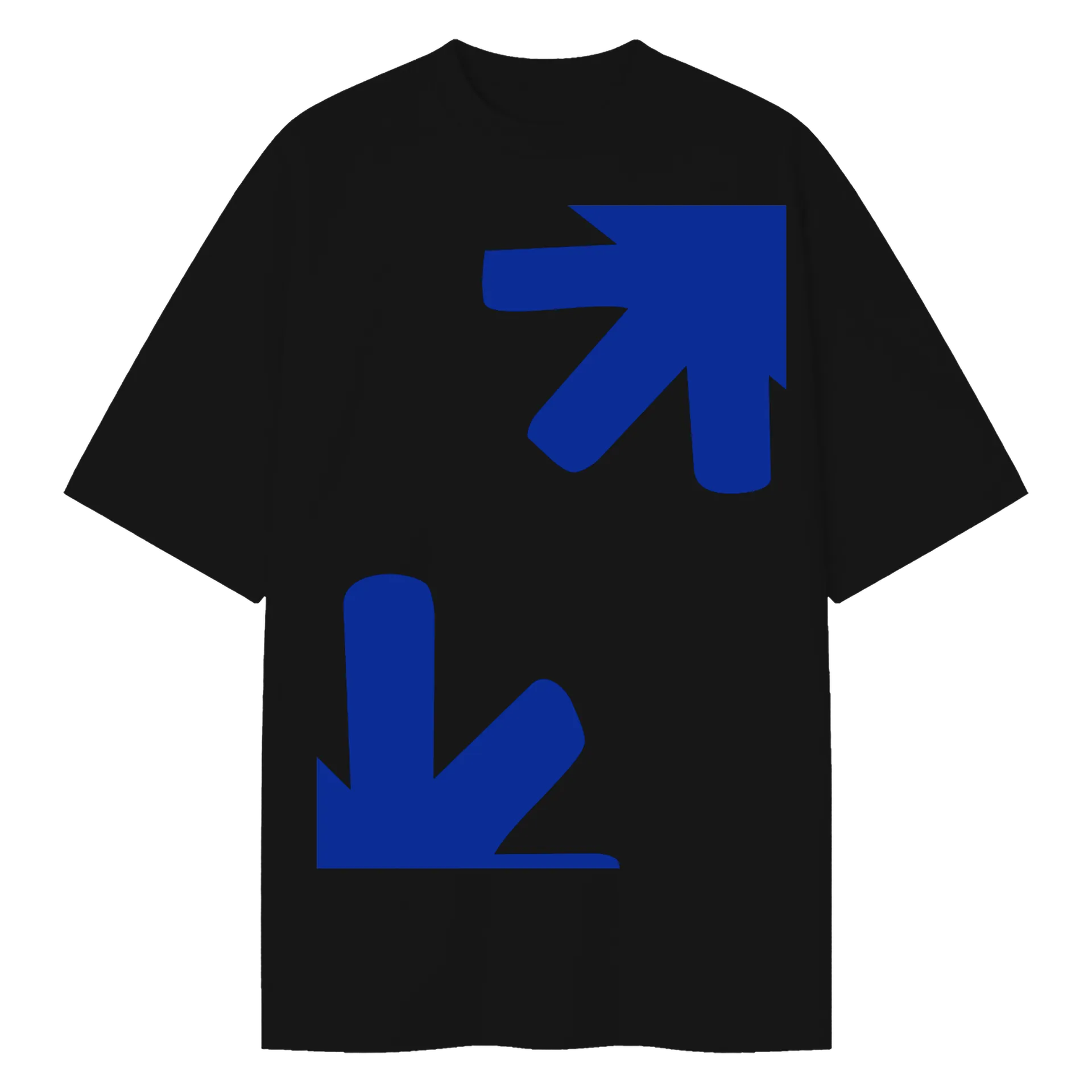 Camiseta Oversized com Estampa Personalizada 50% Algodão - Imagem 1