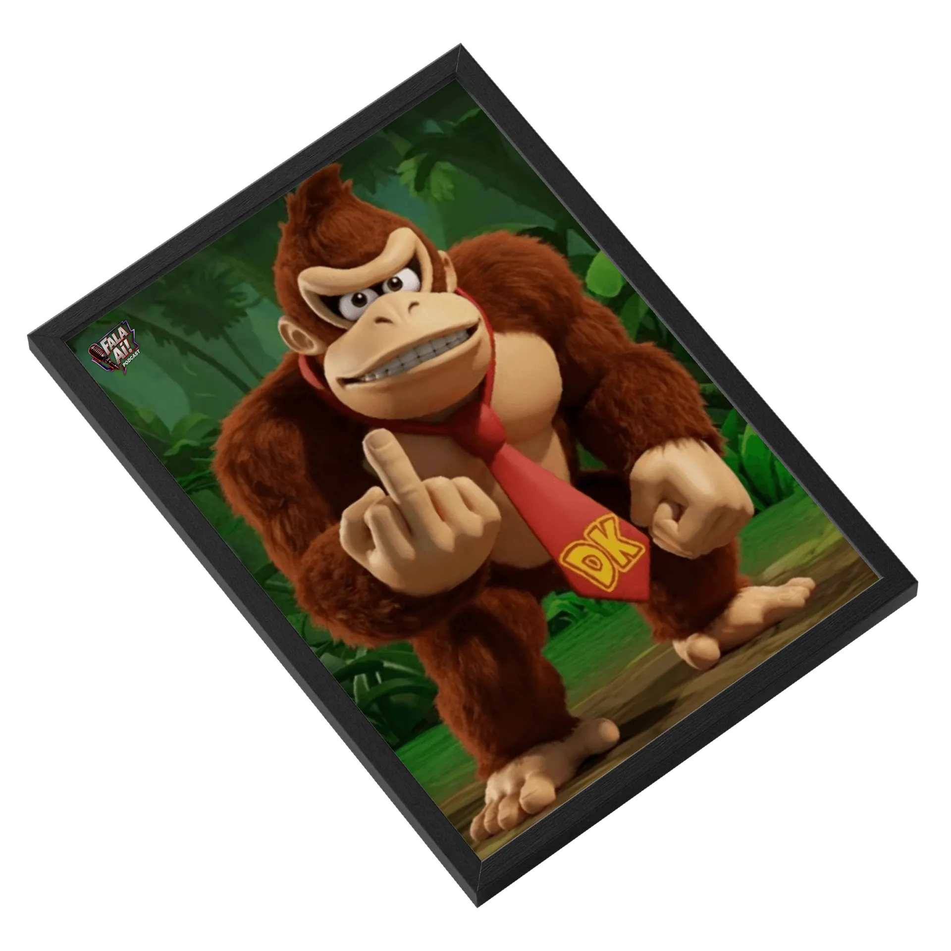 Quadro A3 personalizado Donkey Kong - Imagem 2