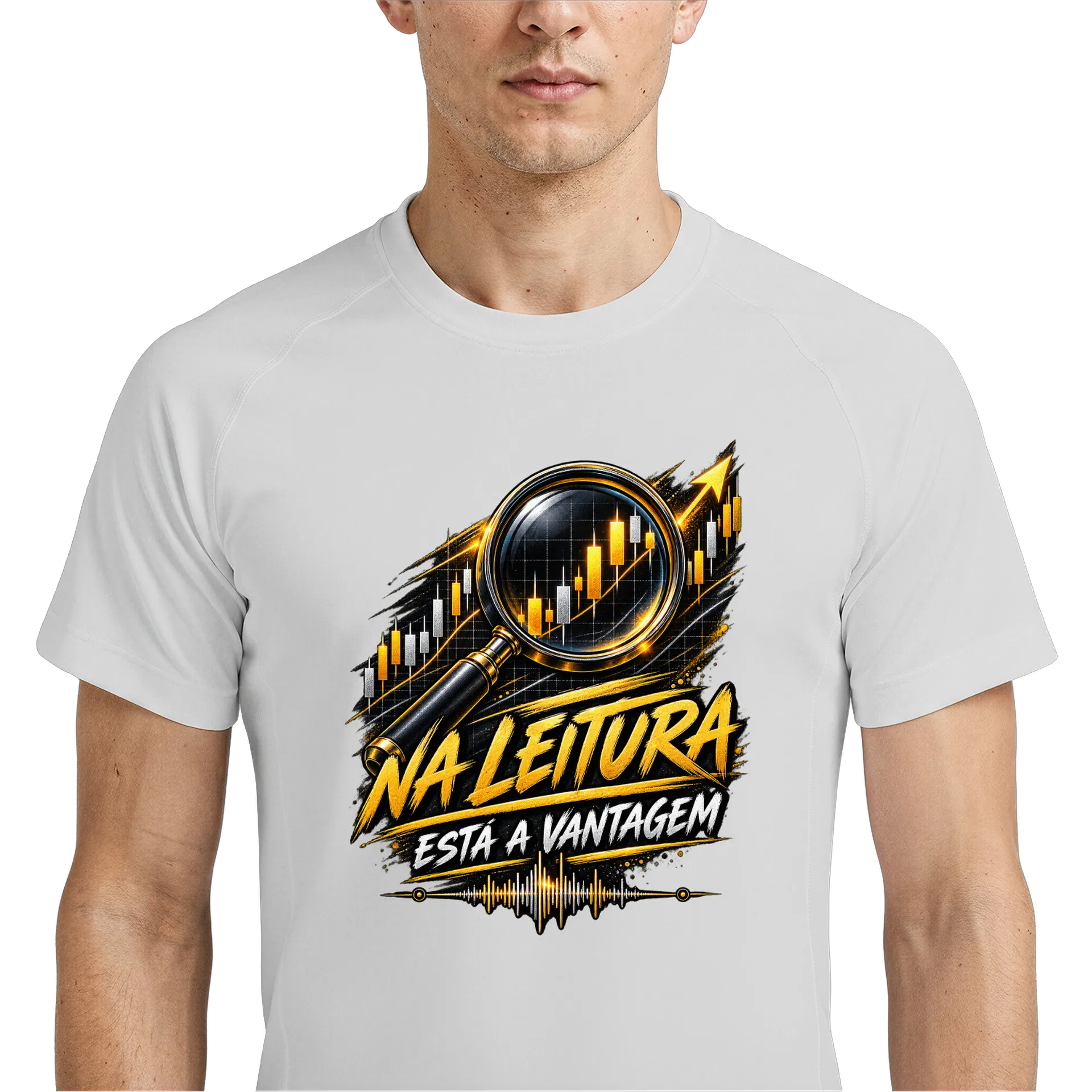 Camiseta Dry Fit Na Leitura 100% Poliéster - Imagem 4