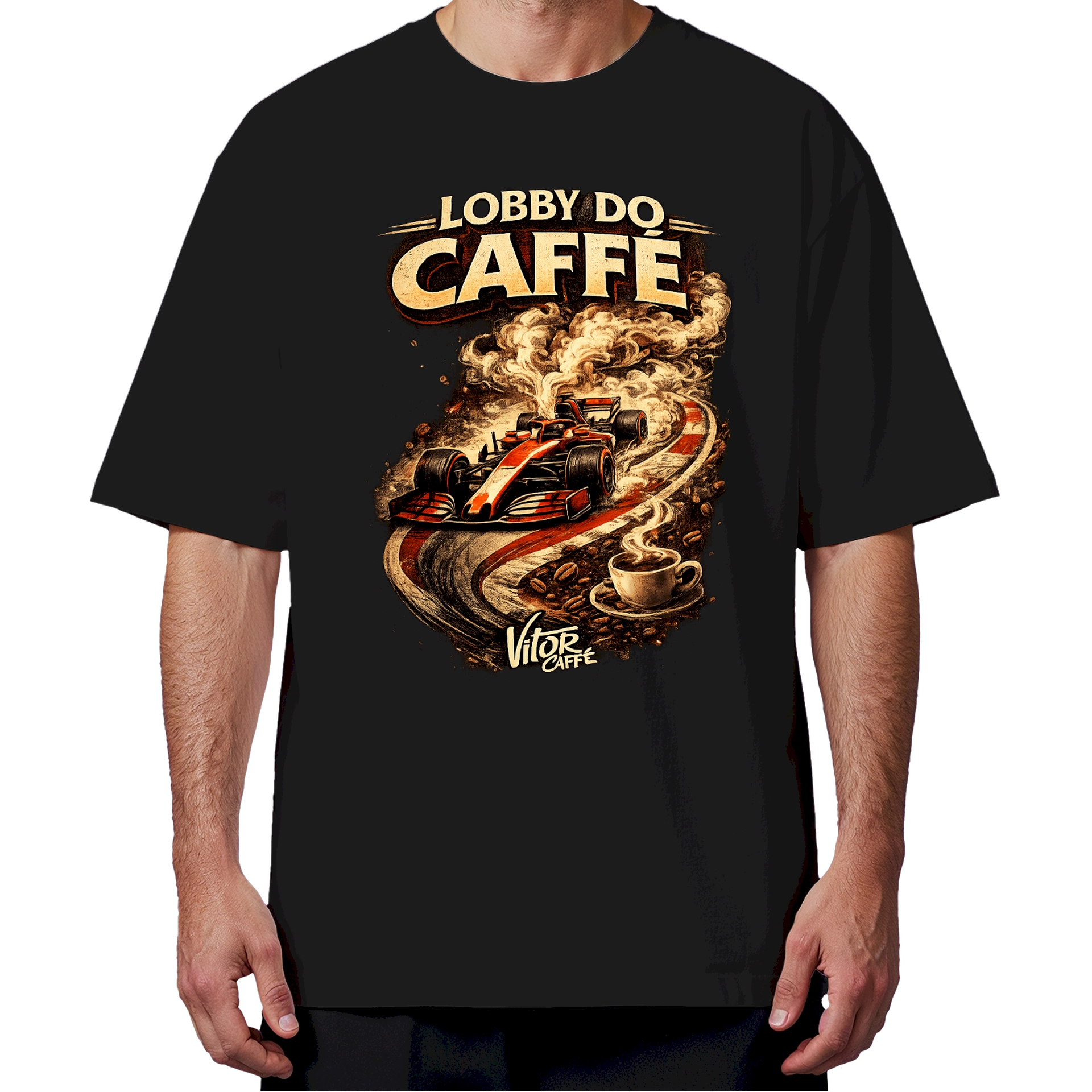 Camiseta Oversized Lobby do Caffé - Imagem 4