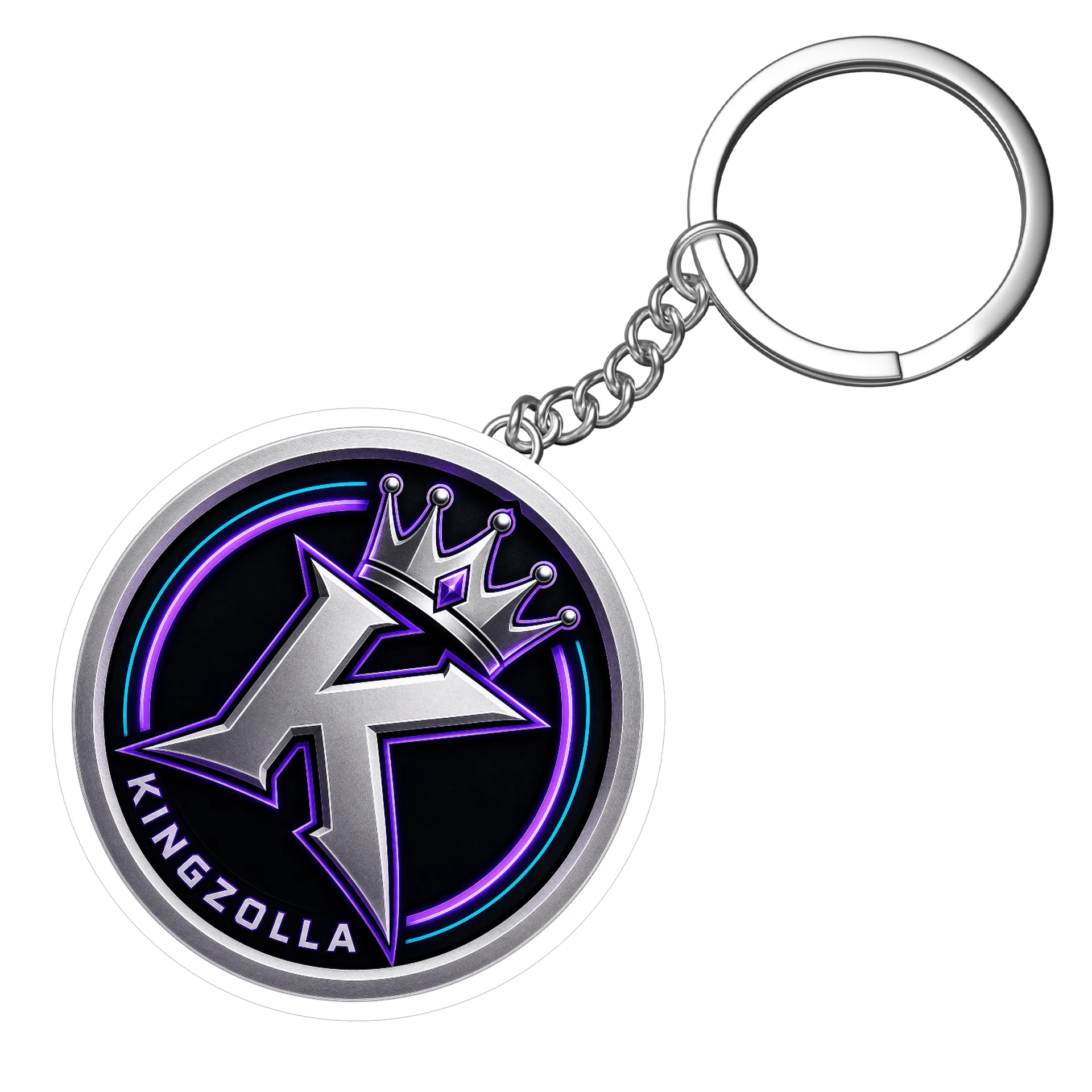 Chaveiro Oficial KingZolla — Coroa do King de KingZolla — imagem 3 de 3
