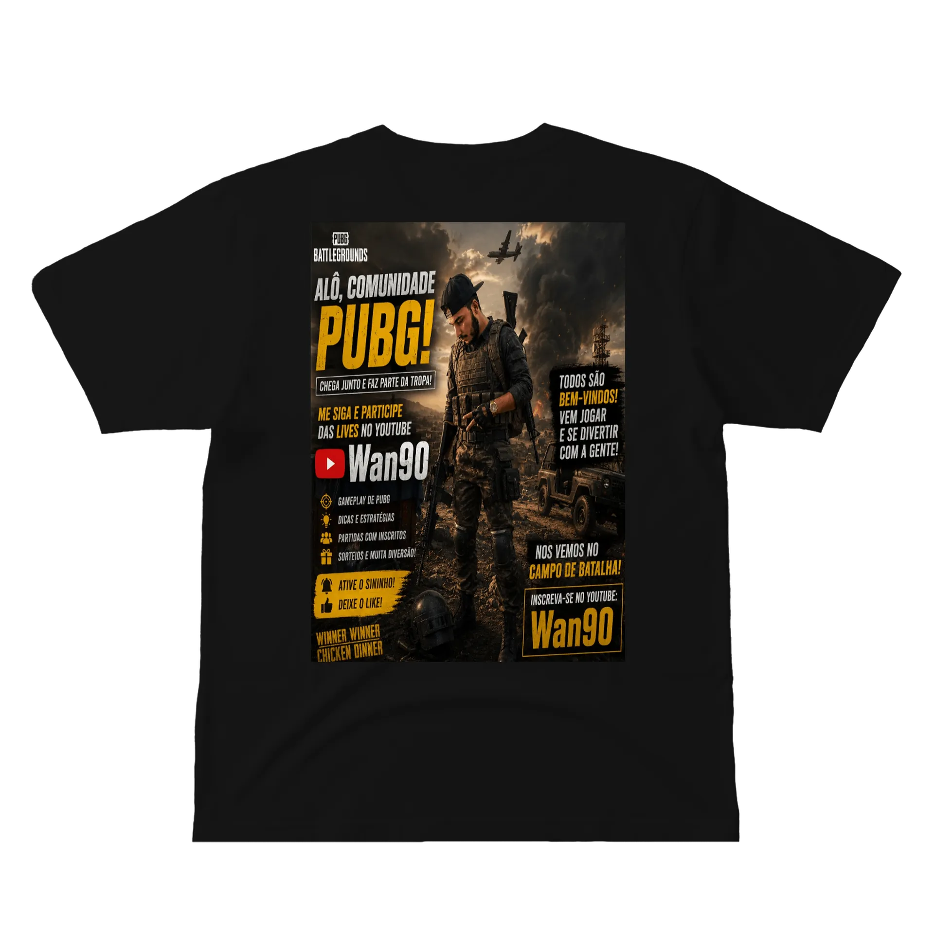 Camiseta personalizada de Wan