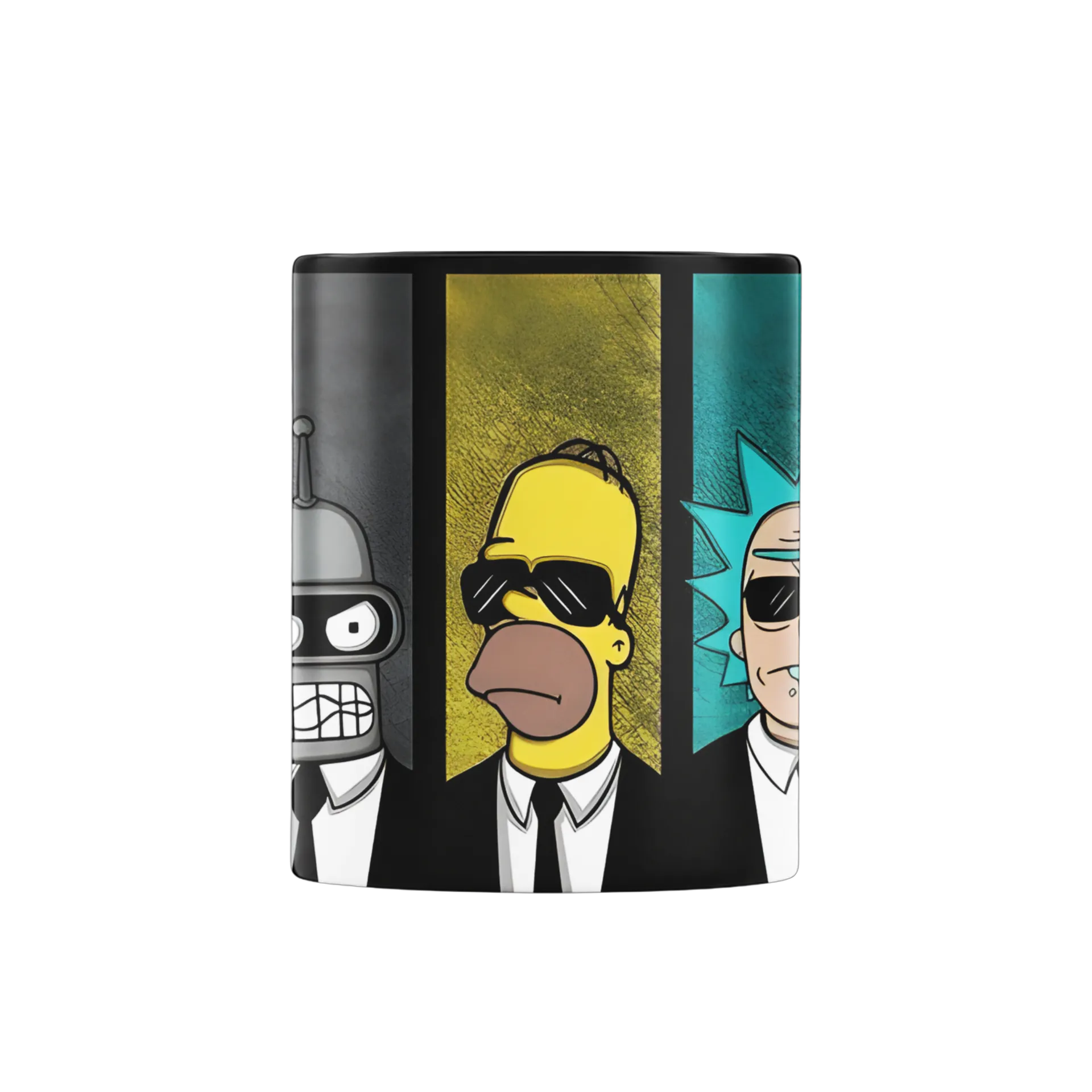 Caneca Personagens de Desenho com Óculos Escuros 325ml - Imagem 2