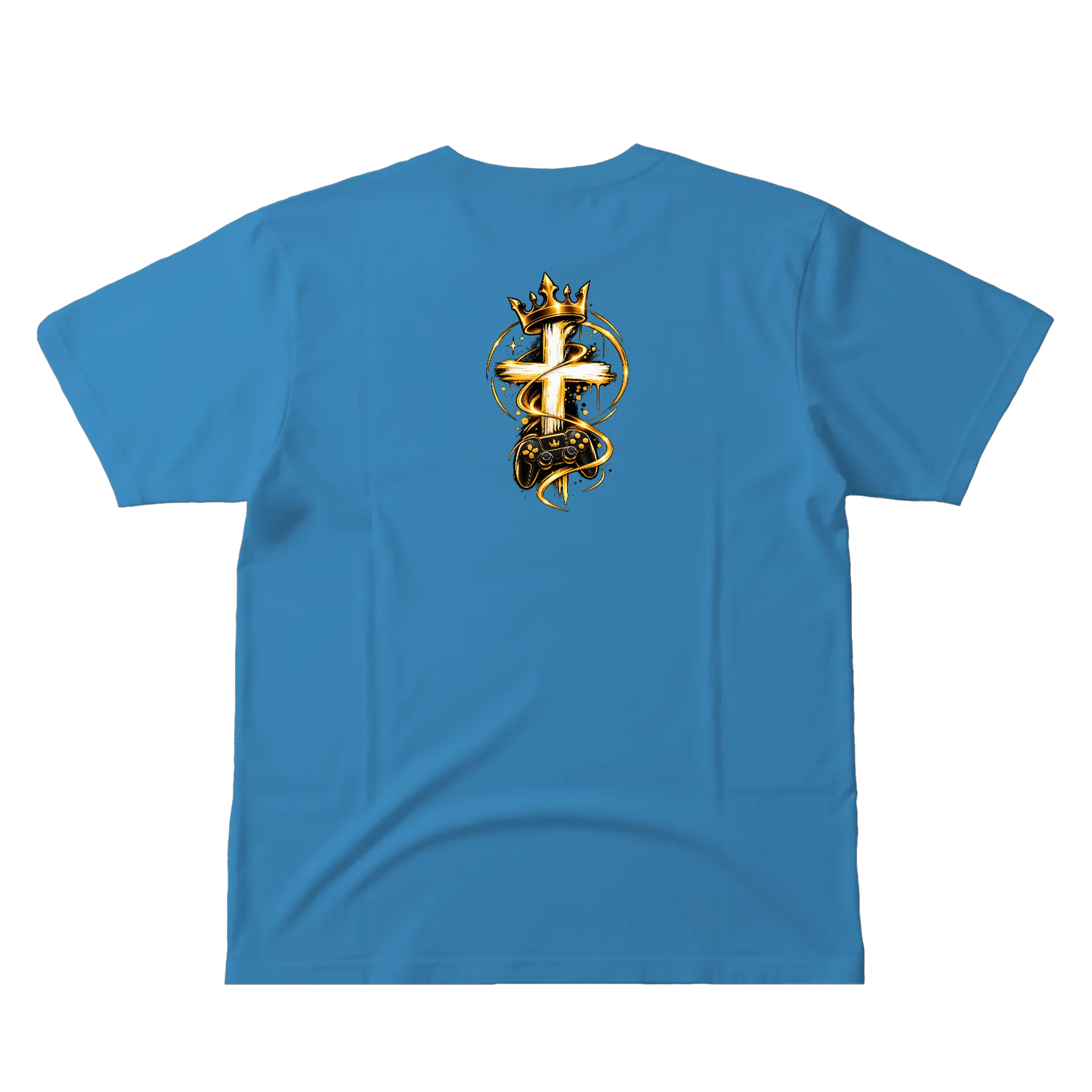 Camiseta Estampa Tipográfica 'Deus é a Minha Gameplay' de LivesDoPapai — imagem 2 de 6