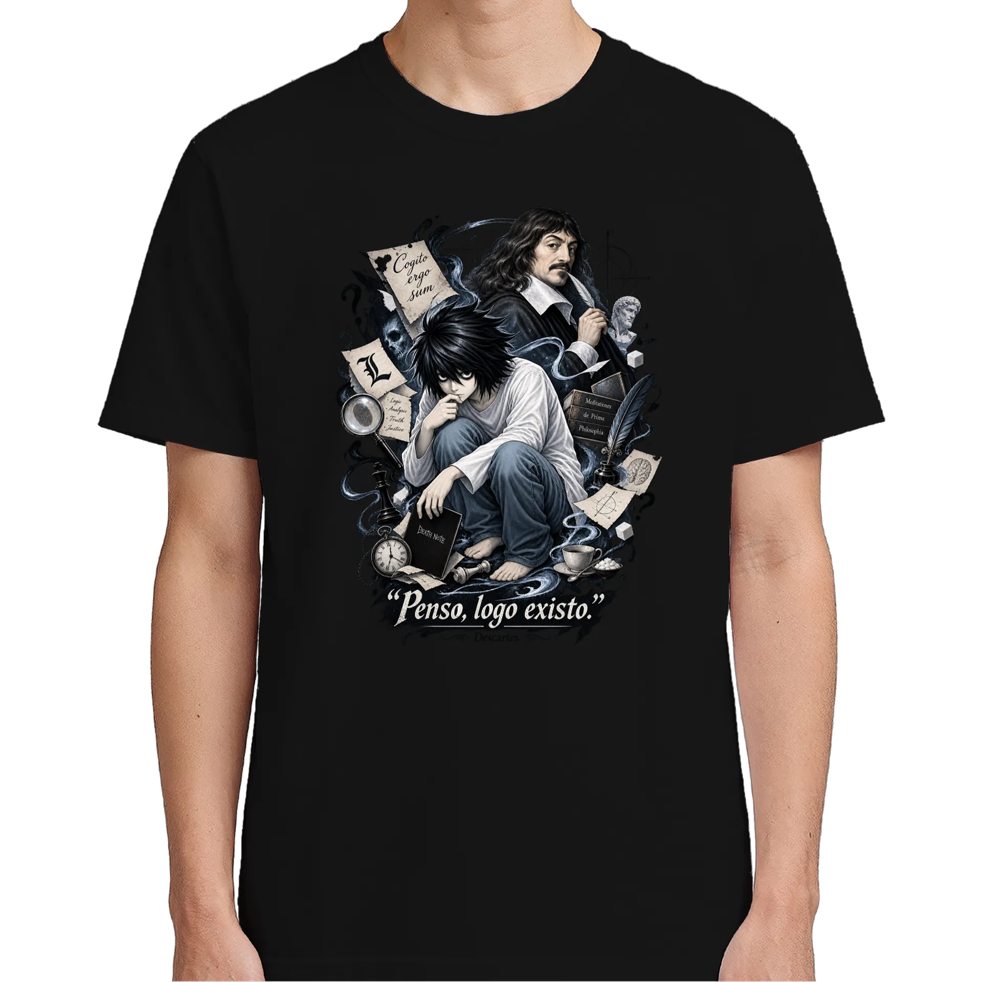 Camiseta L e Descartes  de Lpandoca — imagem 4 de 6