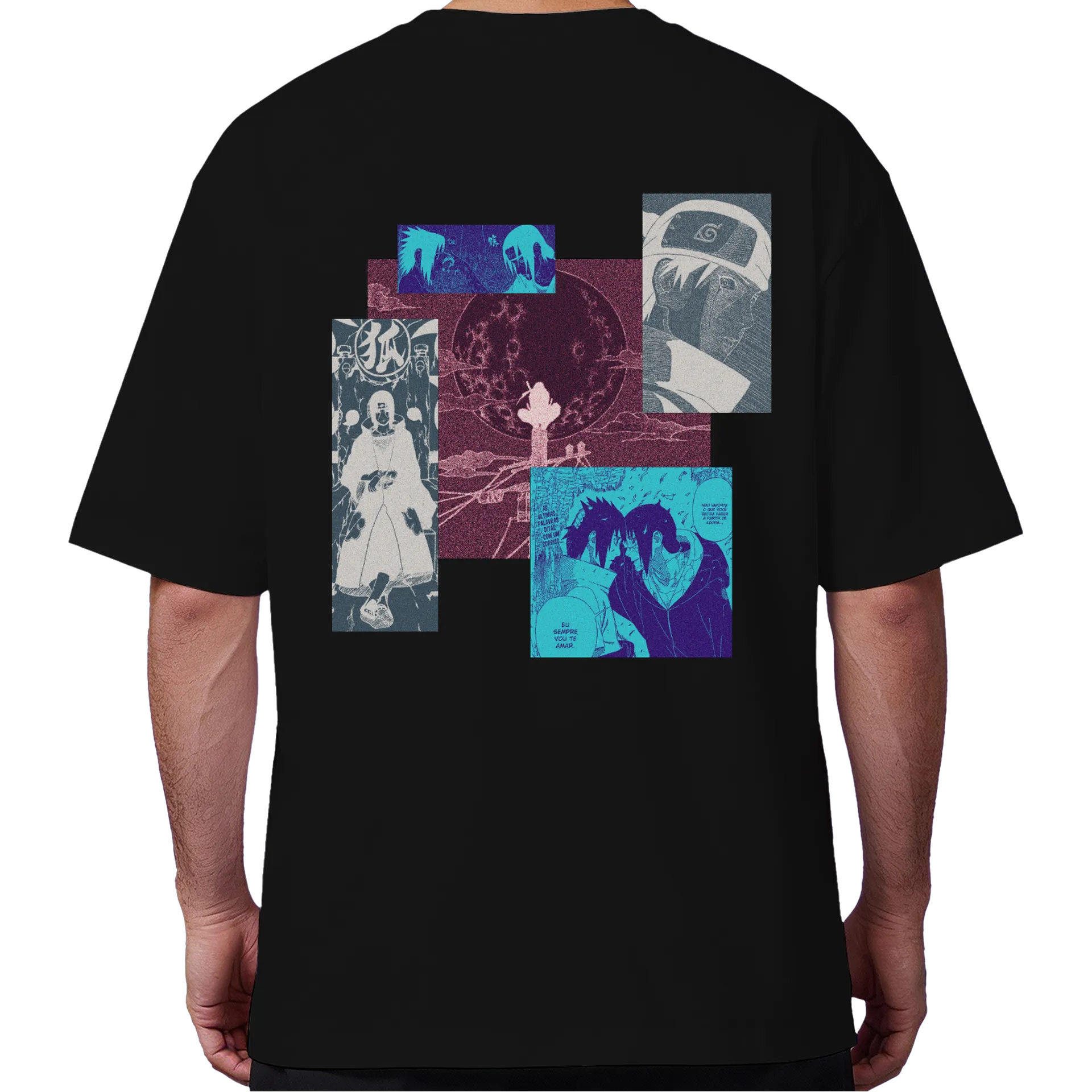 Camiseta Oversized Uchiha Itachi de hit — imagem 1 de 6