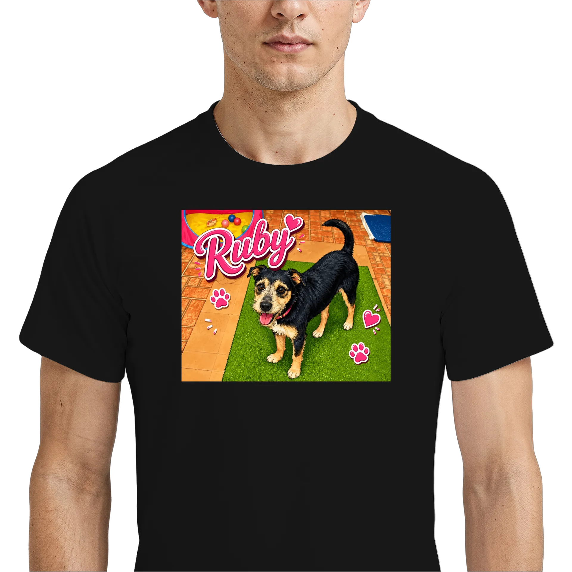 Camiseta DryFit doghappy2 ruby - Imagem 4