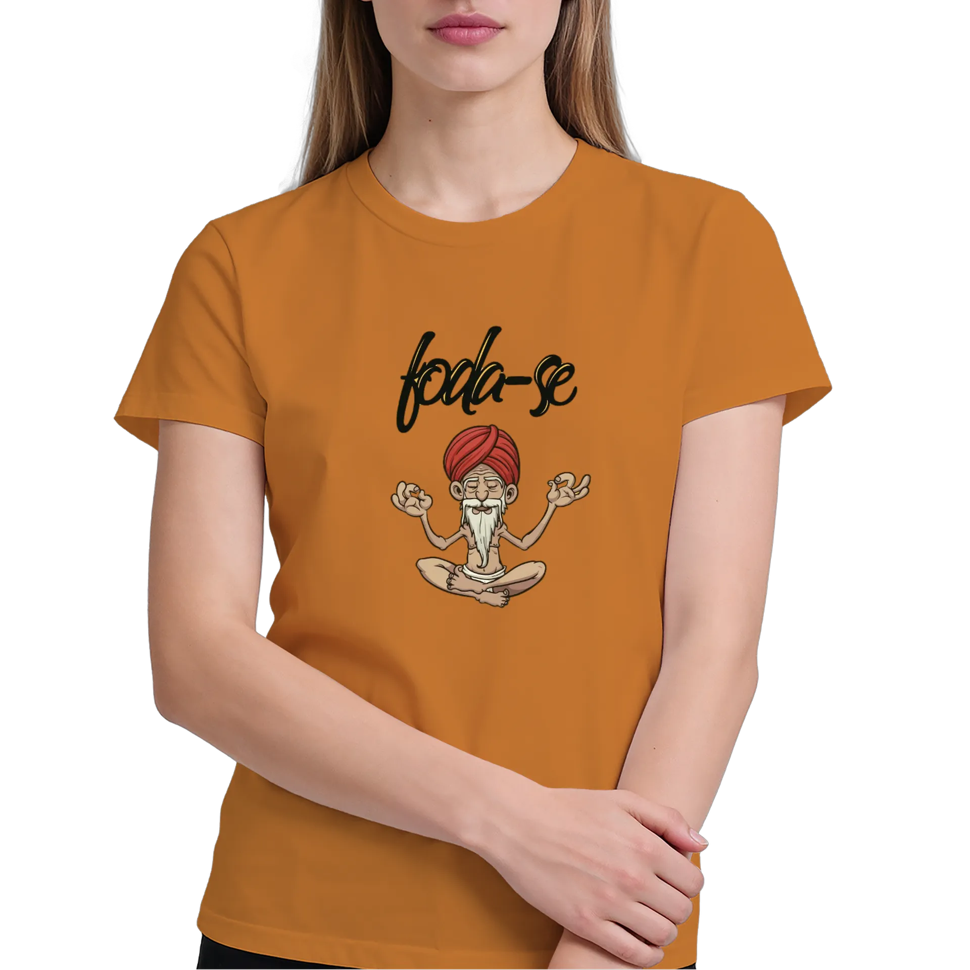 Camiseta Estampa Foda-se 100% Algodão - Imagem 4