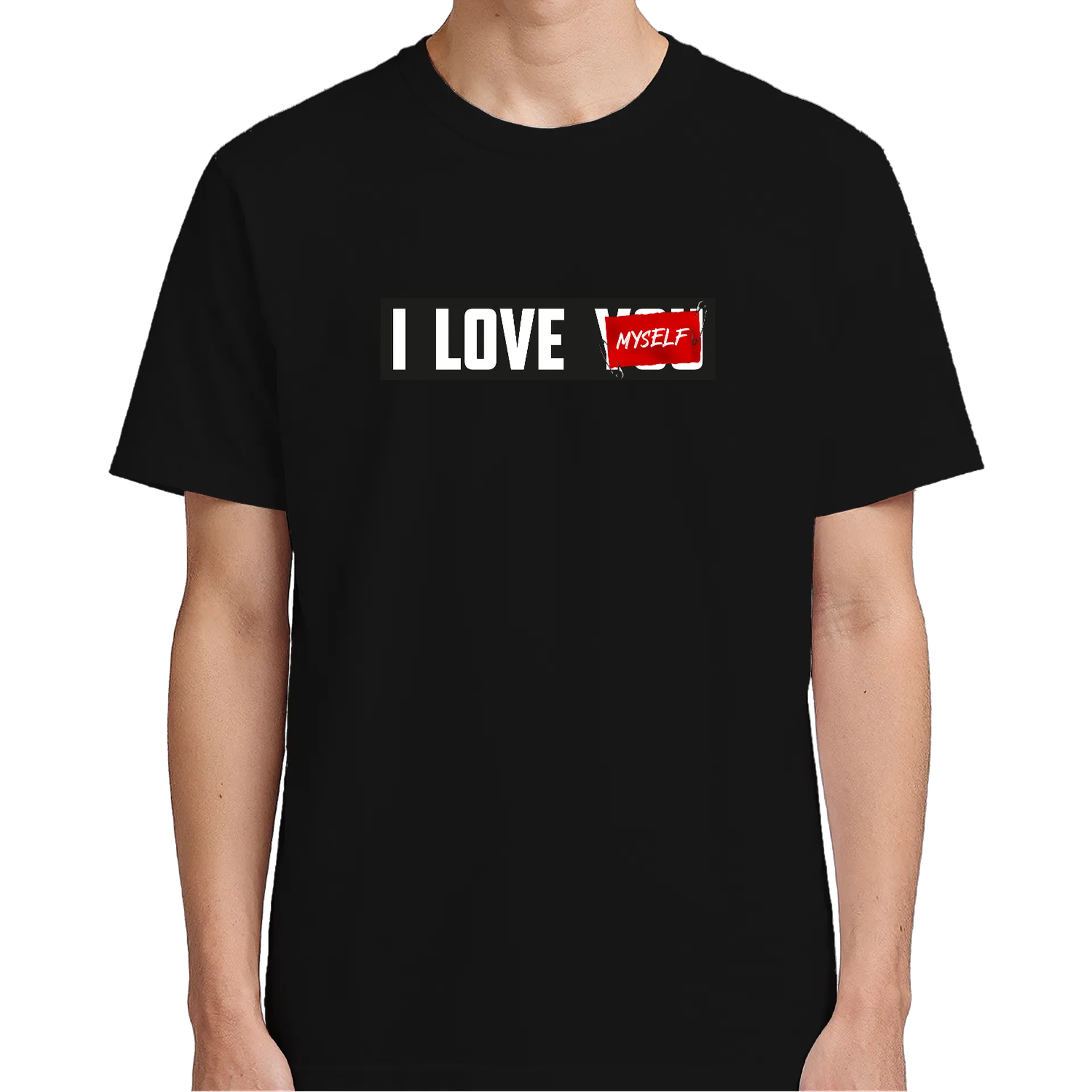 Camiseta Estampa I Love You Myself 100% Algodão - Imagem 5