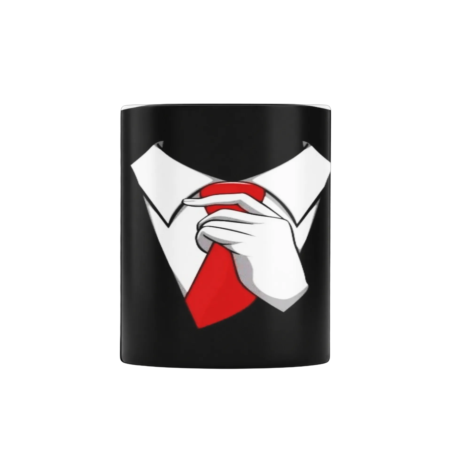 Caneca Retrato Estampa Silhueta Homem Terno 325ml de Verificando — imagem 2 de 4