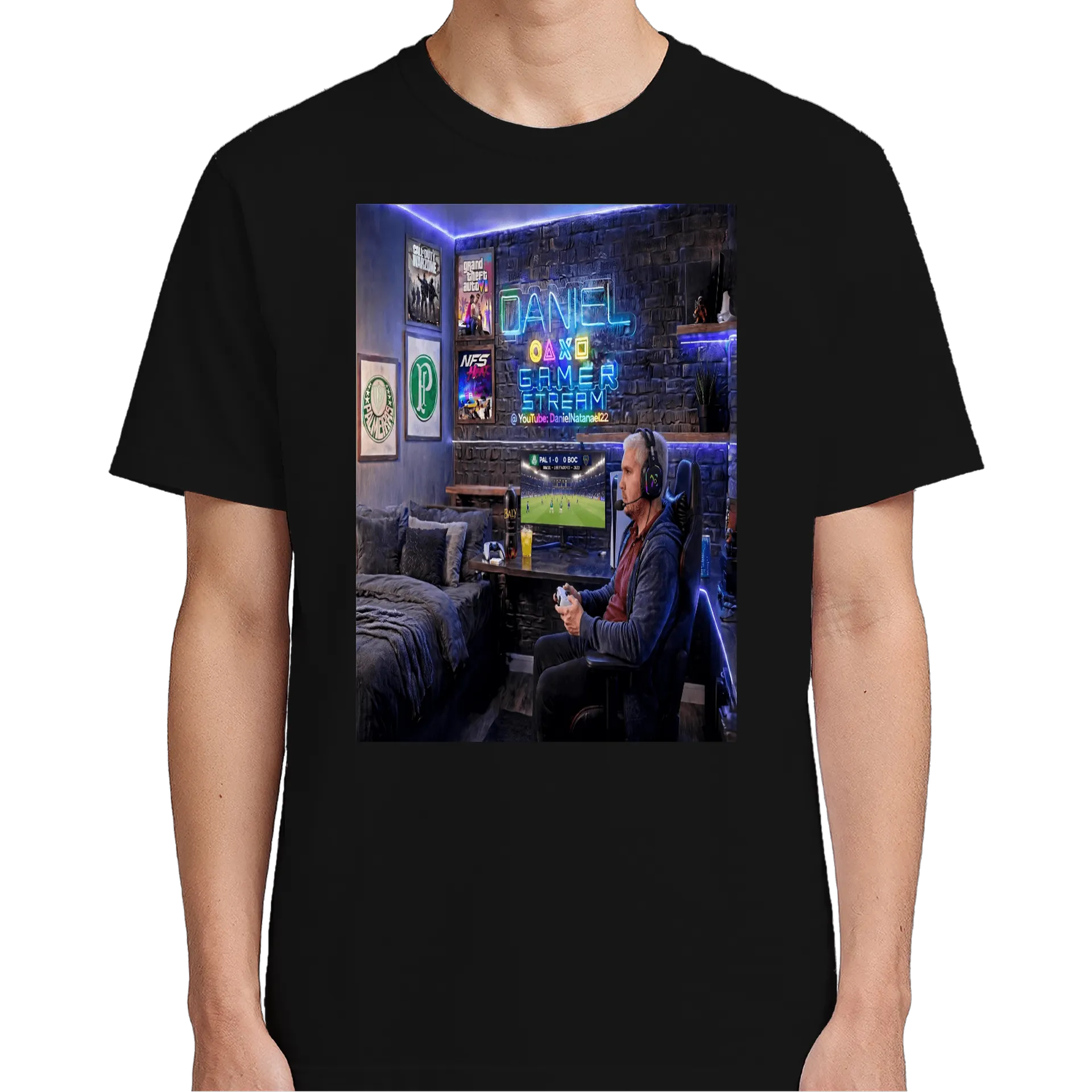 Camiseta Gamer 100% Algodão de DanielGamer — imagem 4 de 6