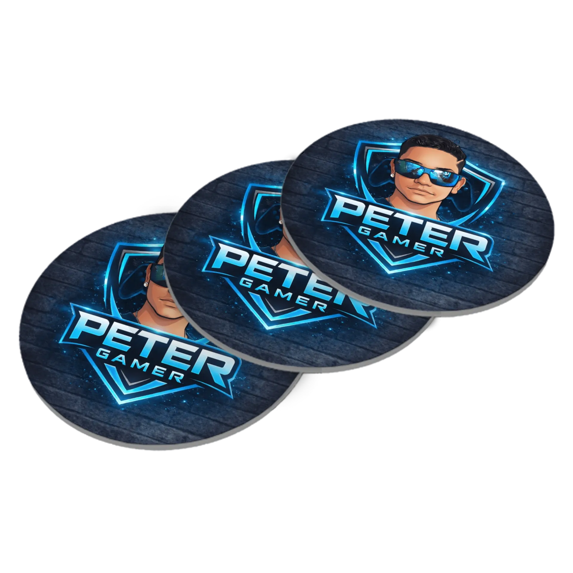 Porta-copos personalizado de Peter Gamer