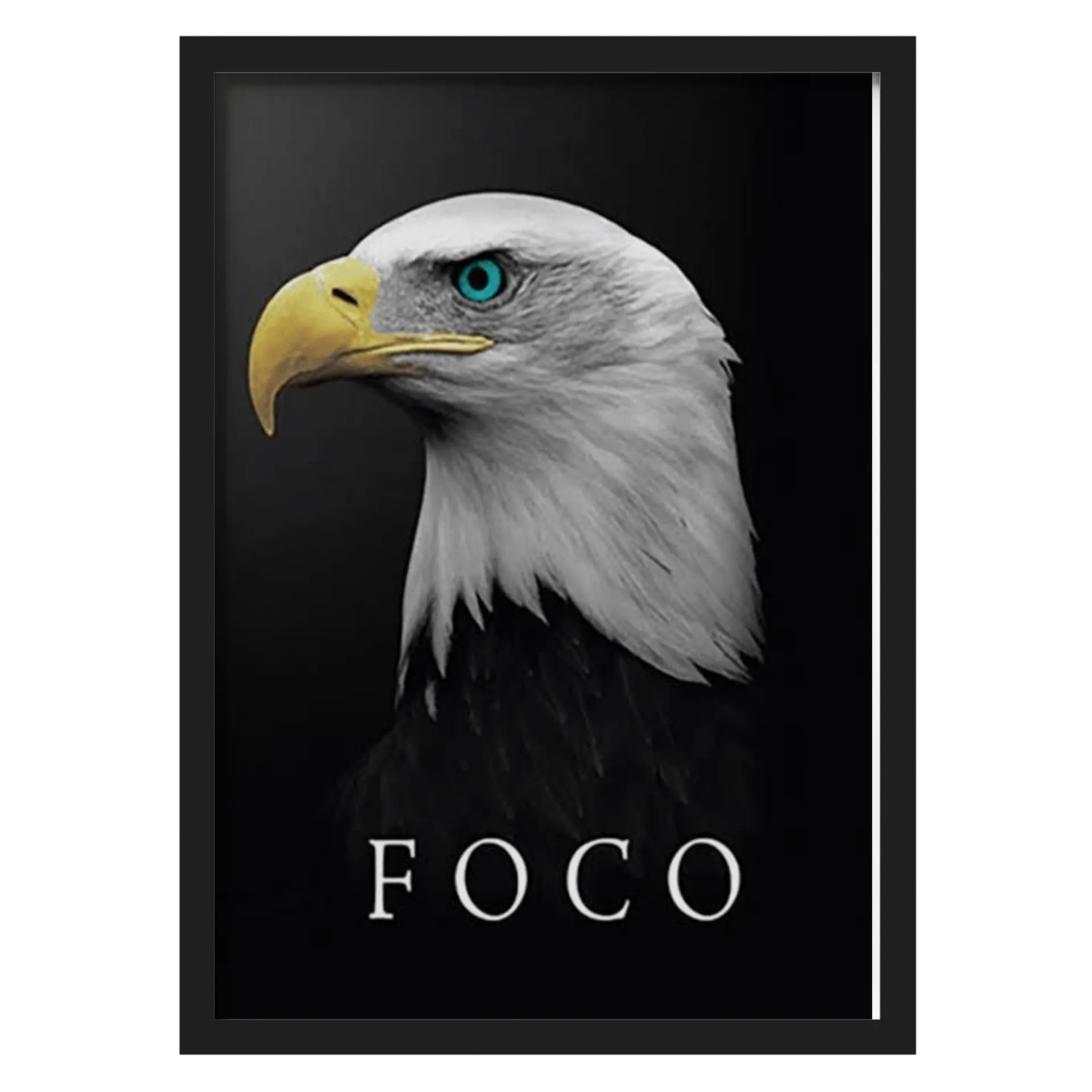 Quadro Motivacional A3 personalizado (FOCO) - Imagem 1