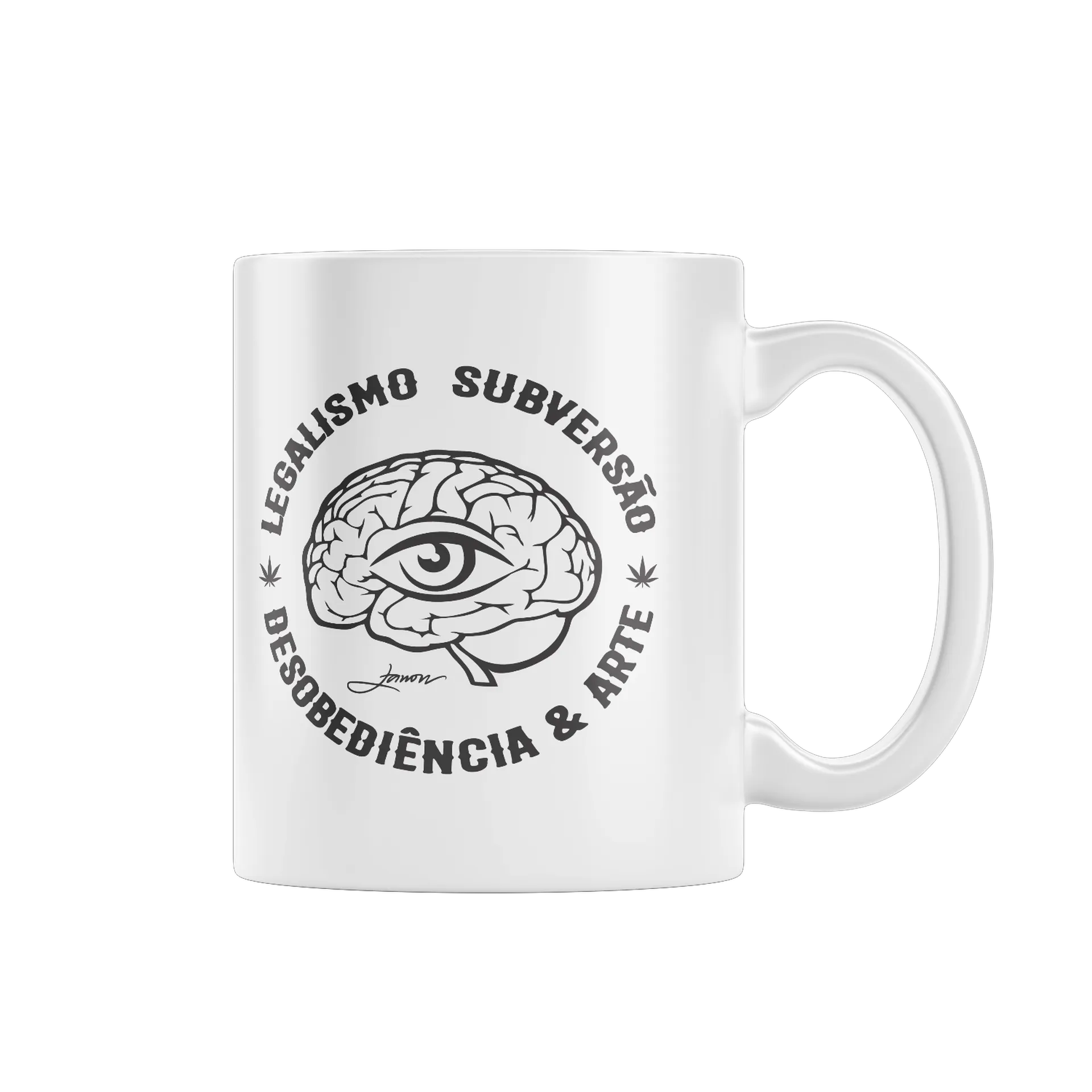 Caneca Porcelana Legalismo Subversão 325ml - Imagem 1