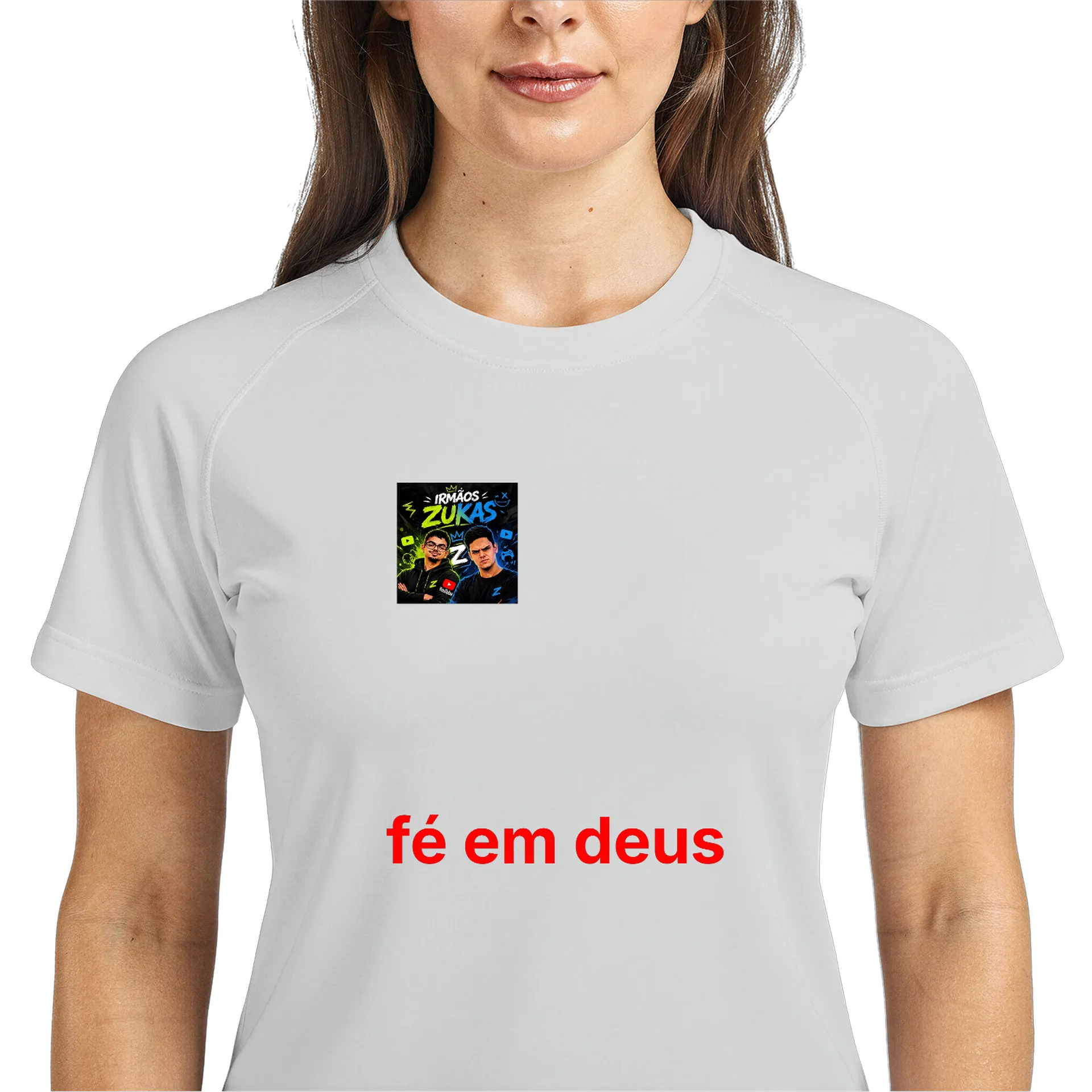 Camiseta Dry Fit Irmãos Zukas Estampa Neon Respirável 100% de zuka — imagem 3 de 6