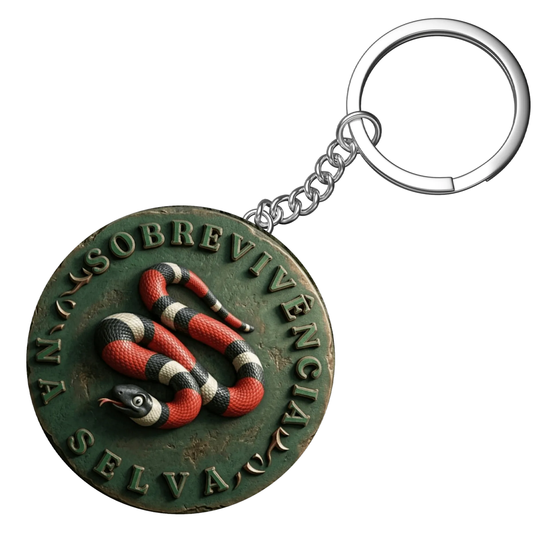 Chaveiro personalizado sobrevivência na Selva  - Imagem 4