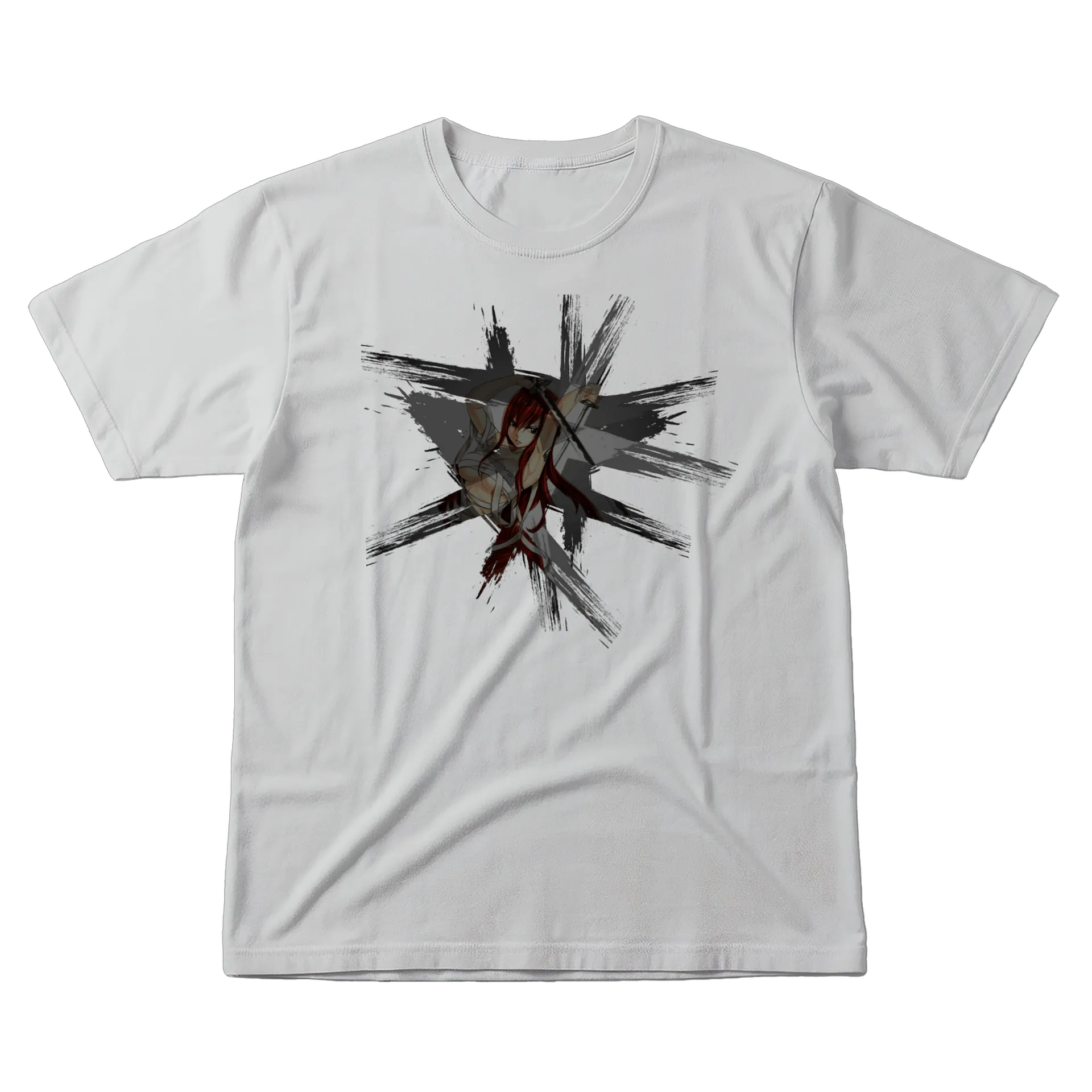 Camiseta Estampa Erza Fairy Tail 100% Algodão - Imagem 1