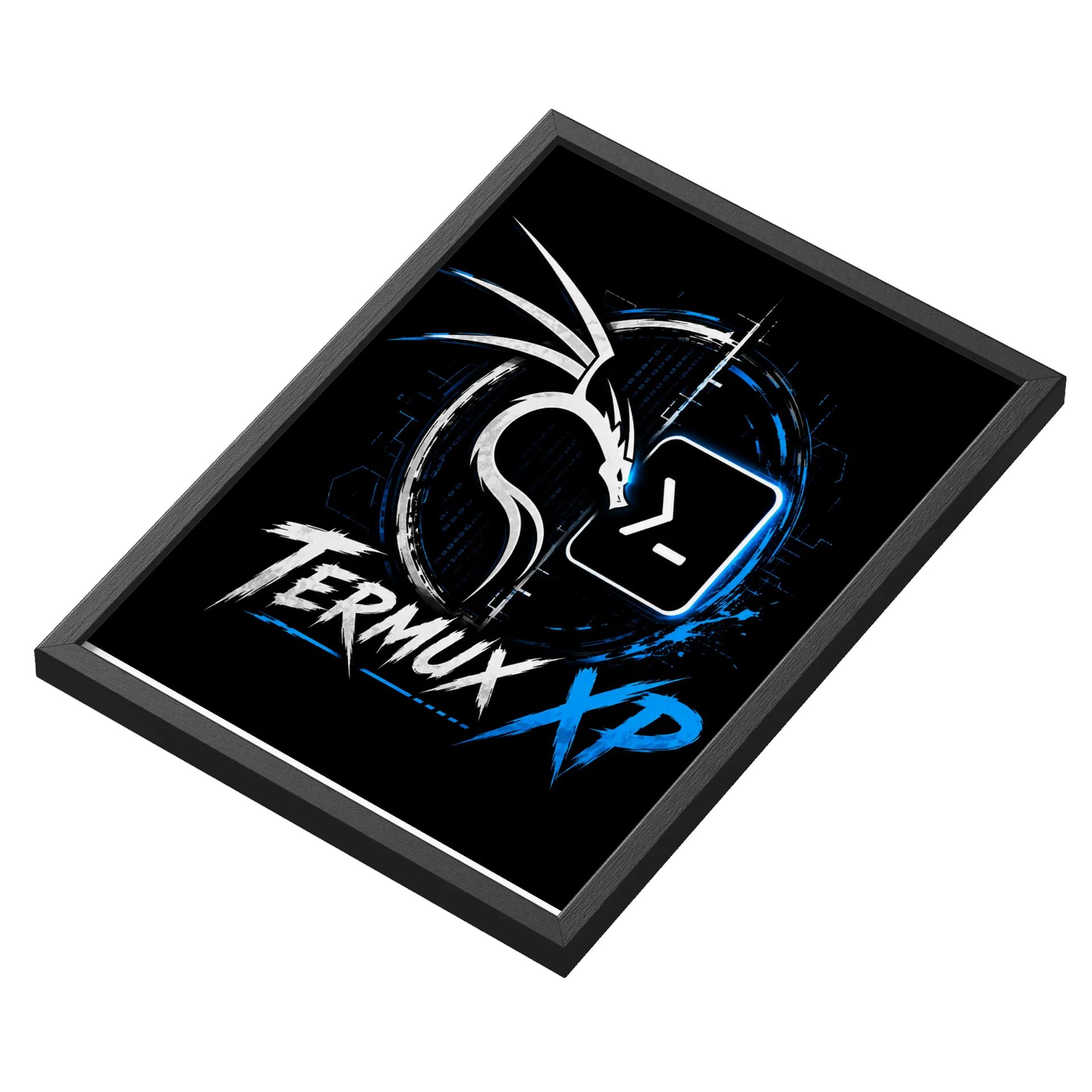 Quadro Dragão Termux XP A3 MDF e Vidro - Imagem 3