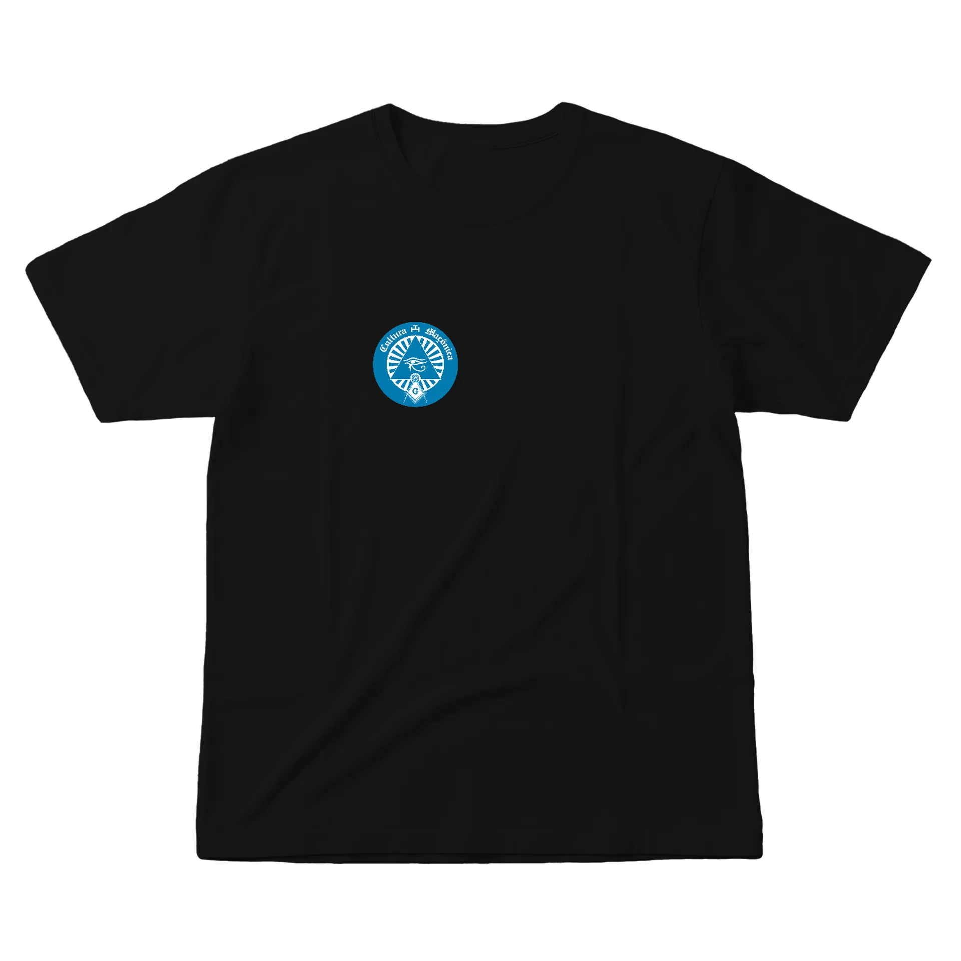 Camiseta com logo Cultura Maçônica na cor azul de Cultura Maçônica — imagem 1 de 6