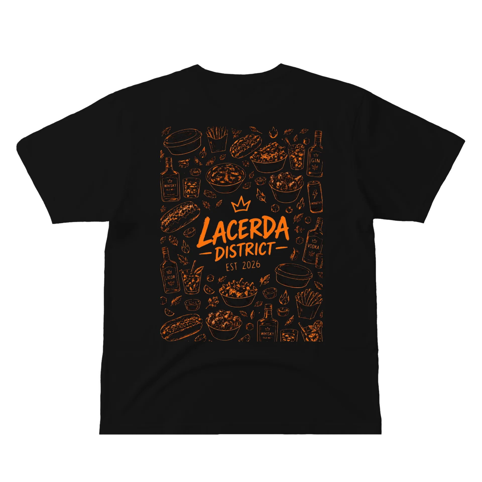 Camiseta Estampa Streamer Neon Preta 100% Algodão de Universe Garage — imagem 3 de 6