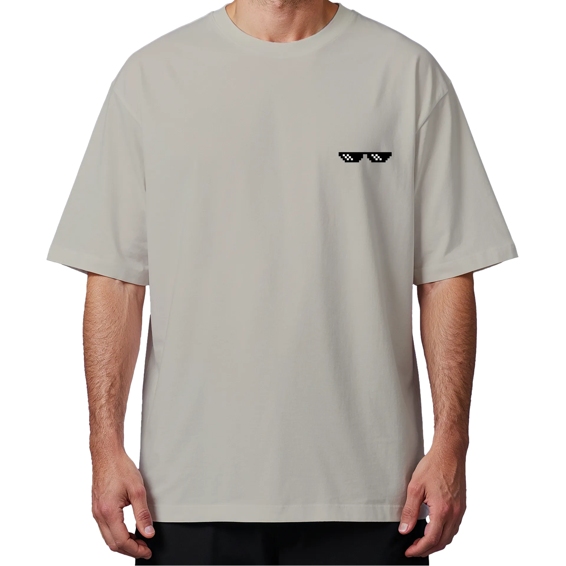 Camiseta Oversized Óculos Pixel - Imagem 4