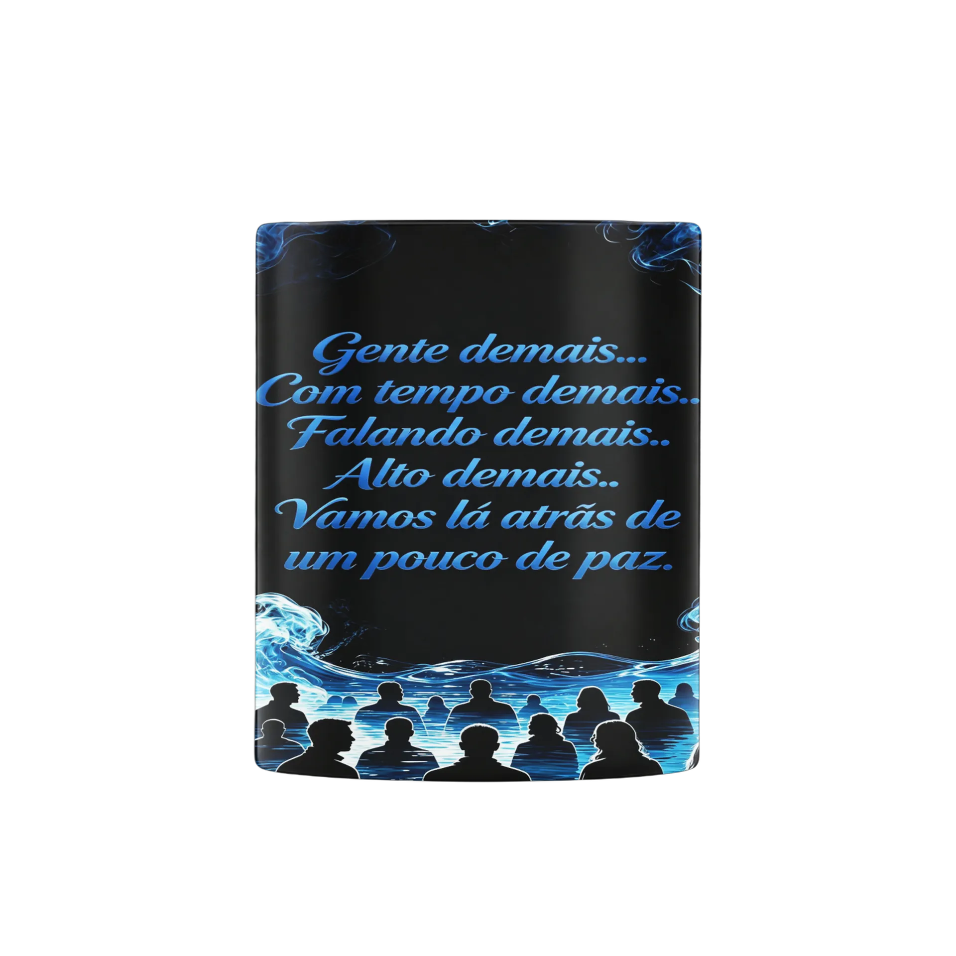 Caneca Frase Inspiradora Com Tempo Demais 325ml - Imagem 3