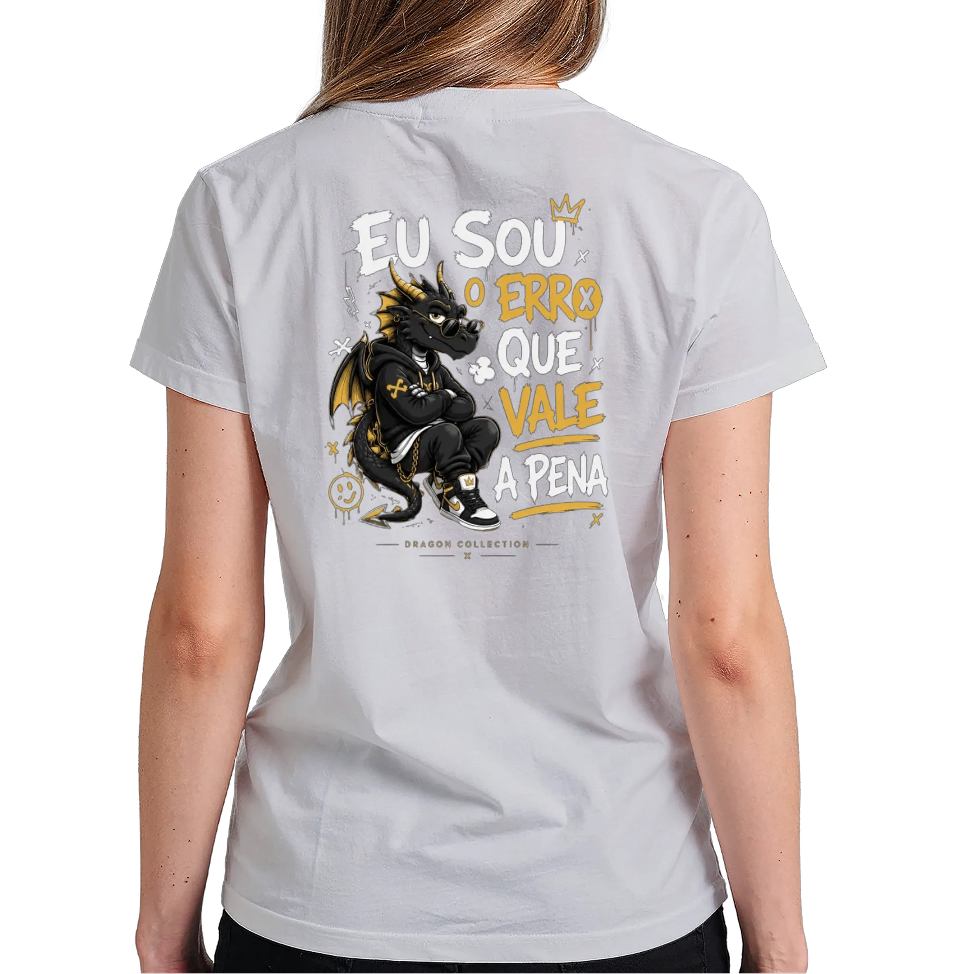 Camiseta Dragão Estilizado 100% Algodão - Imagem 6
