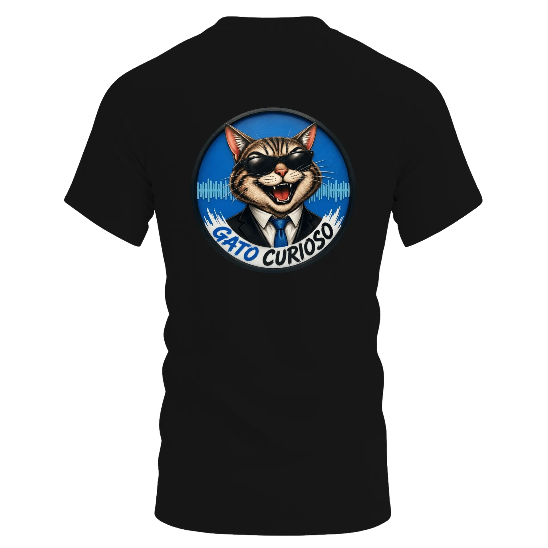 Camiseta DryFit de Gato Curioso  — imagem 2 de 6