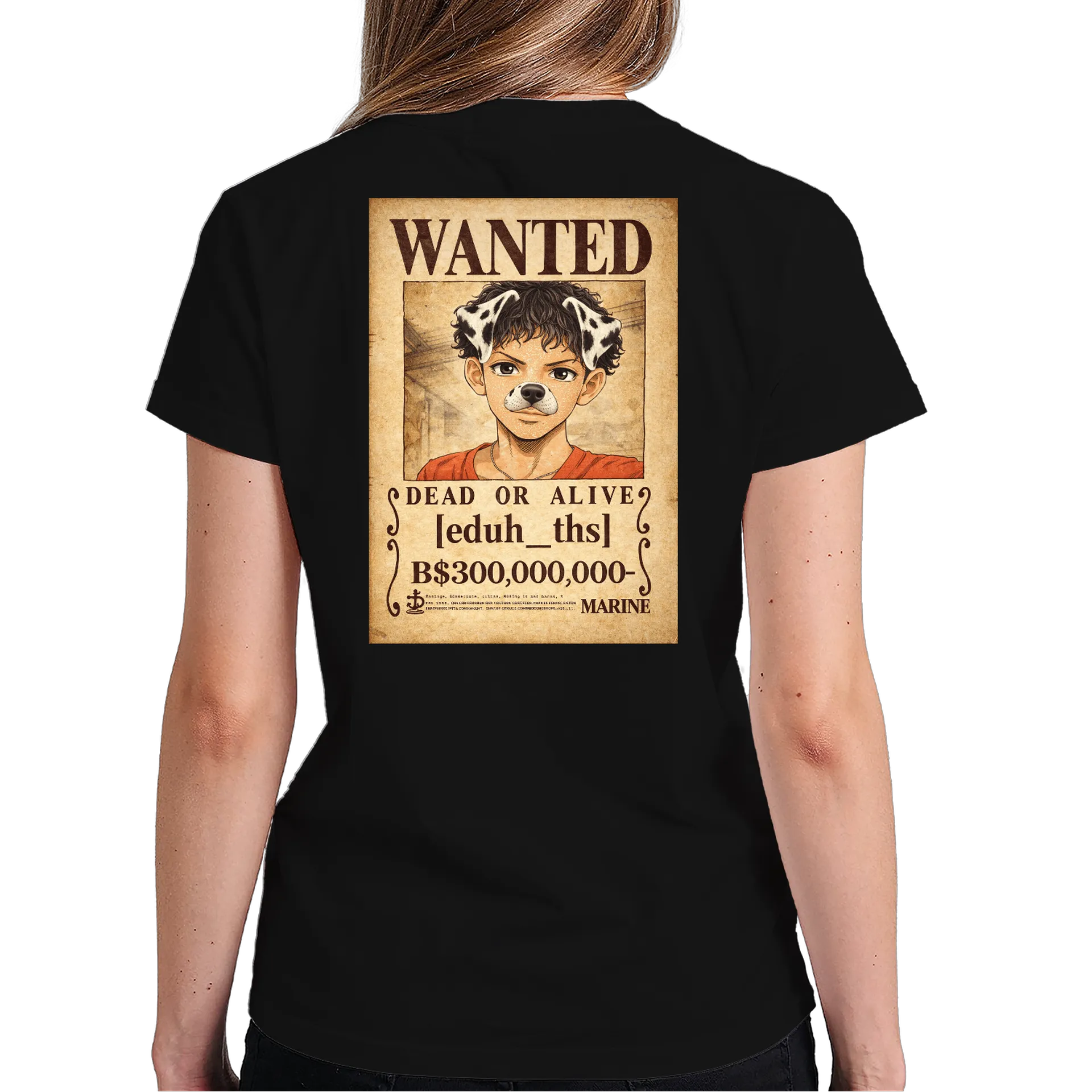 Camisa procurada eduh)one pirce  - Imagem 6