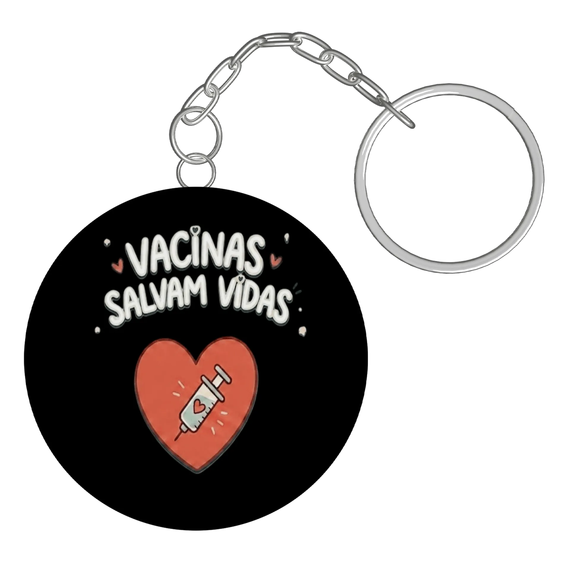 Chaveiro personalizado vacina - Imagem 3
