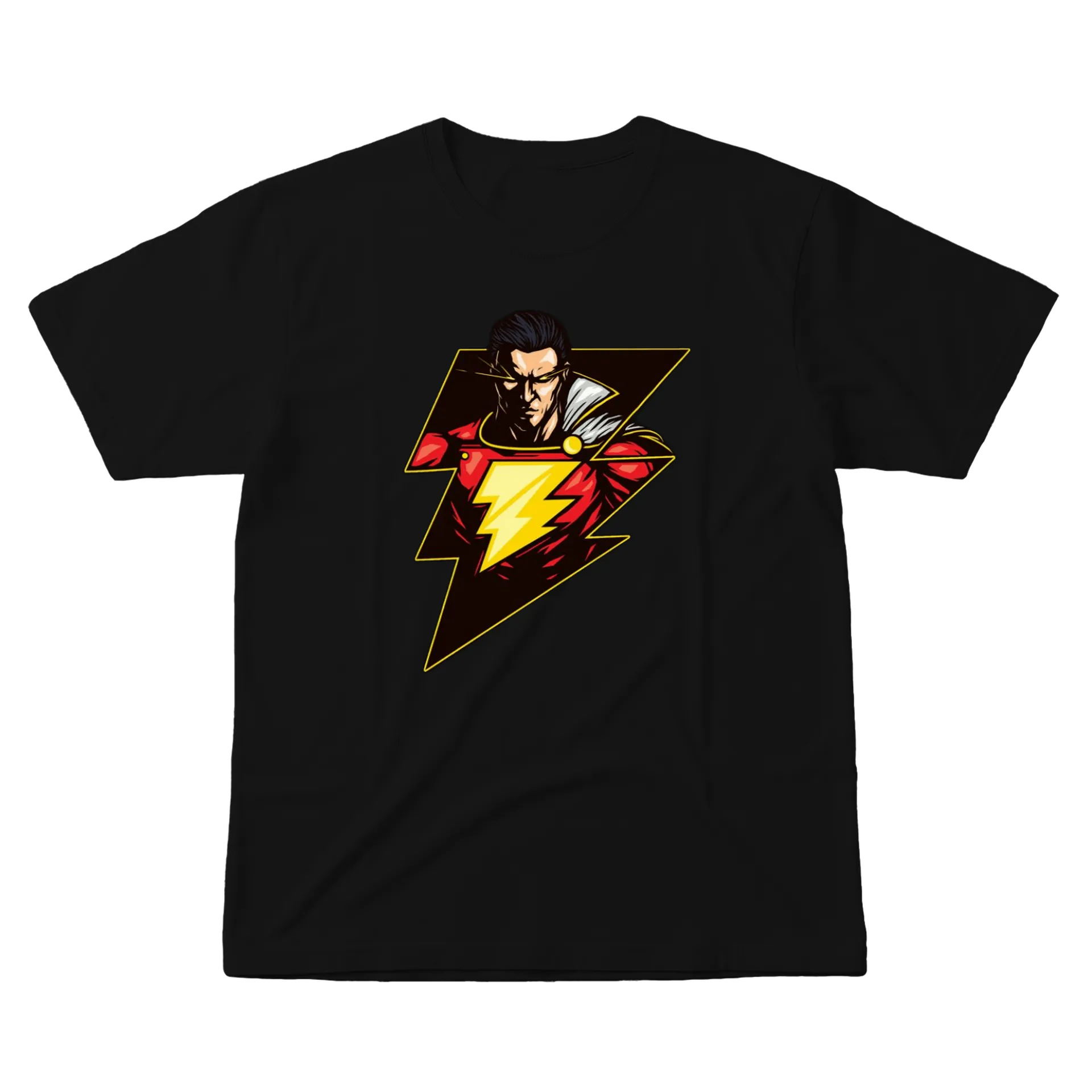 Camiseta Super-herói Relâmpago 100% Algodão de Burinnga