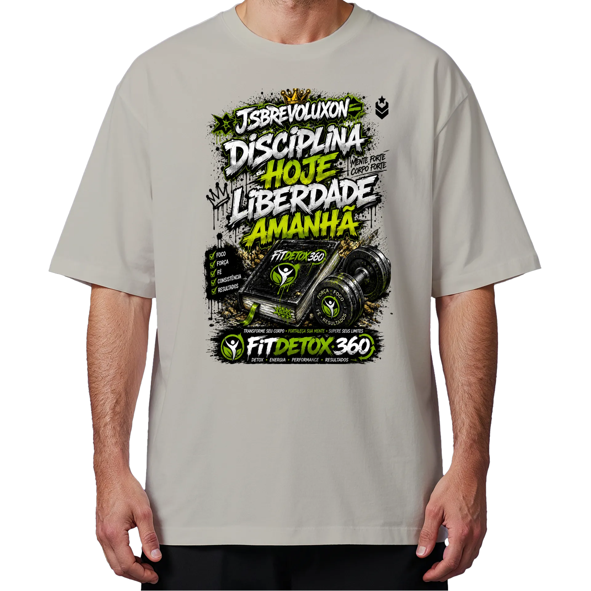 Camiseta Oversized FitDetox360 algodão Premium  - Imagem 4