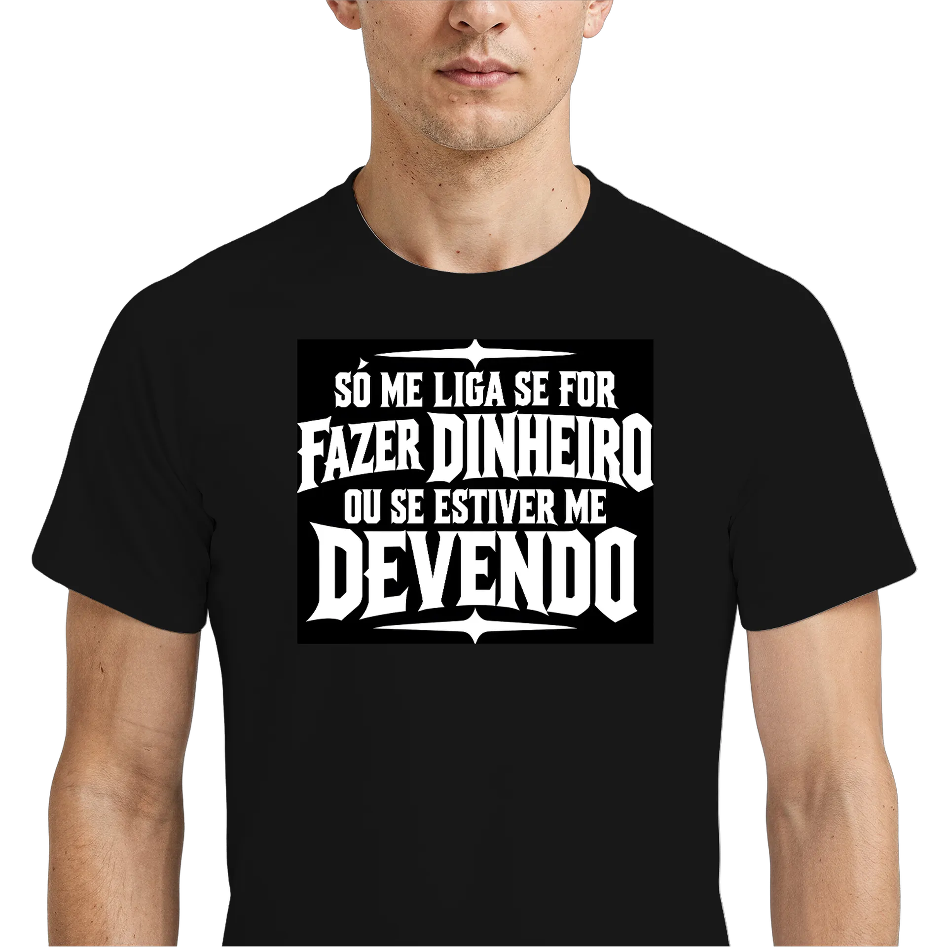 Camiseta Dry Fit Estampa Tipográfica Só Me Liga Se For - Imagem 4