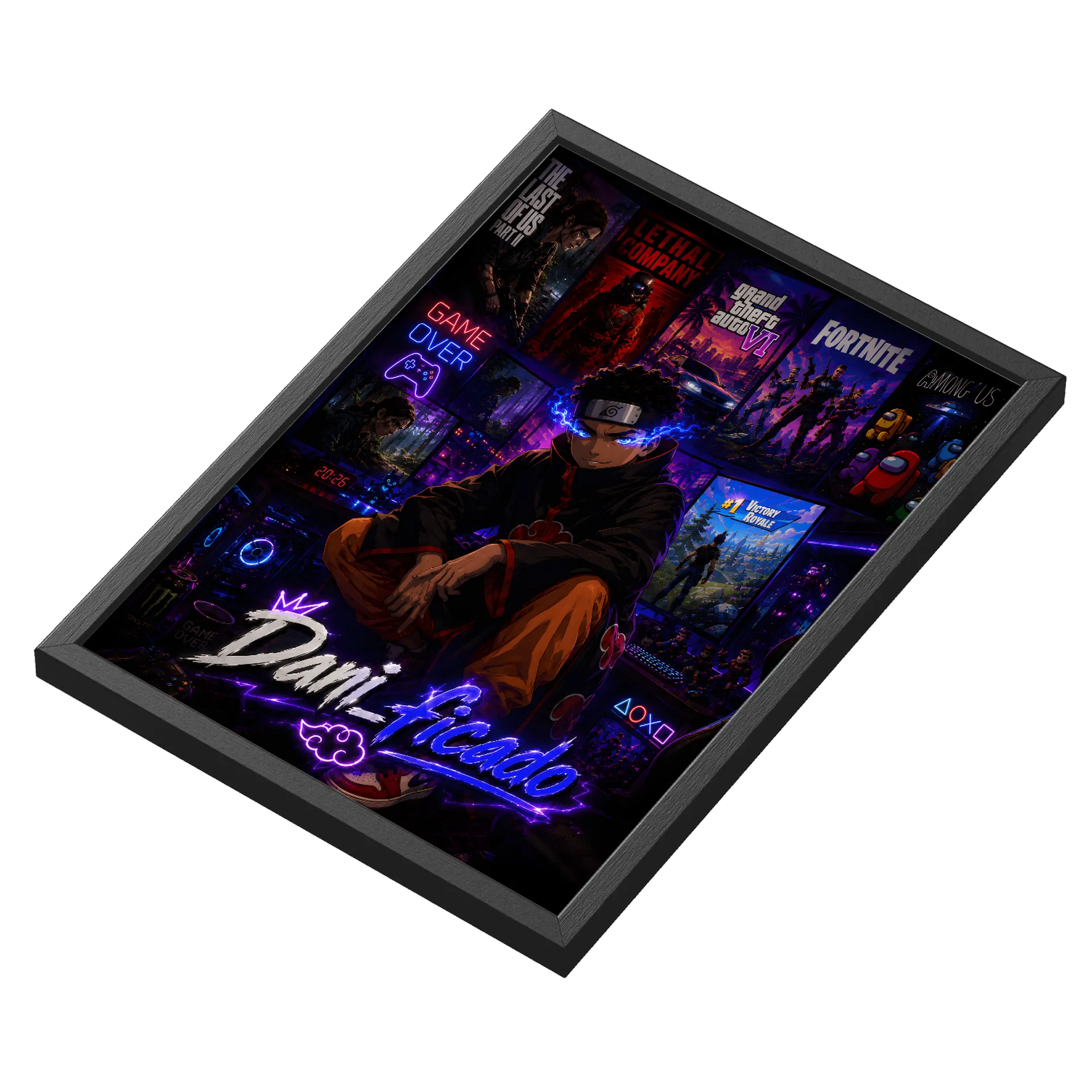 Quadro A3 personalizado Com Vidro de Dani_ficado — imagem 3 de 3