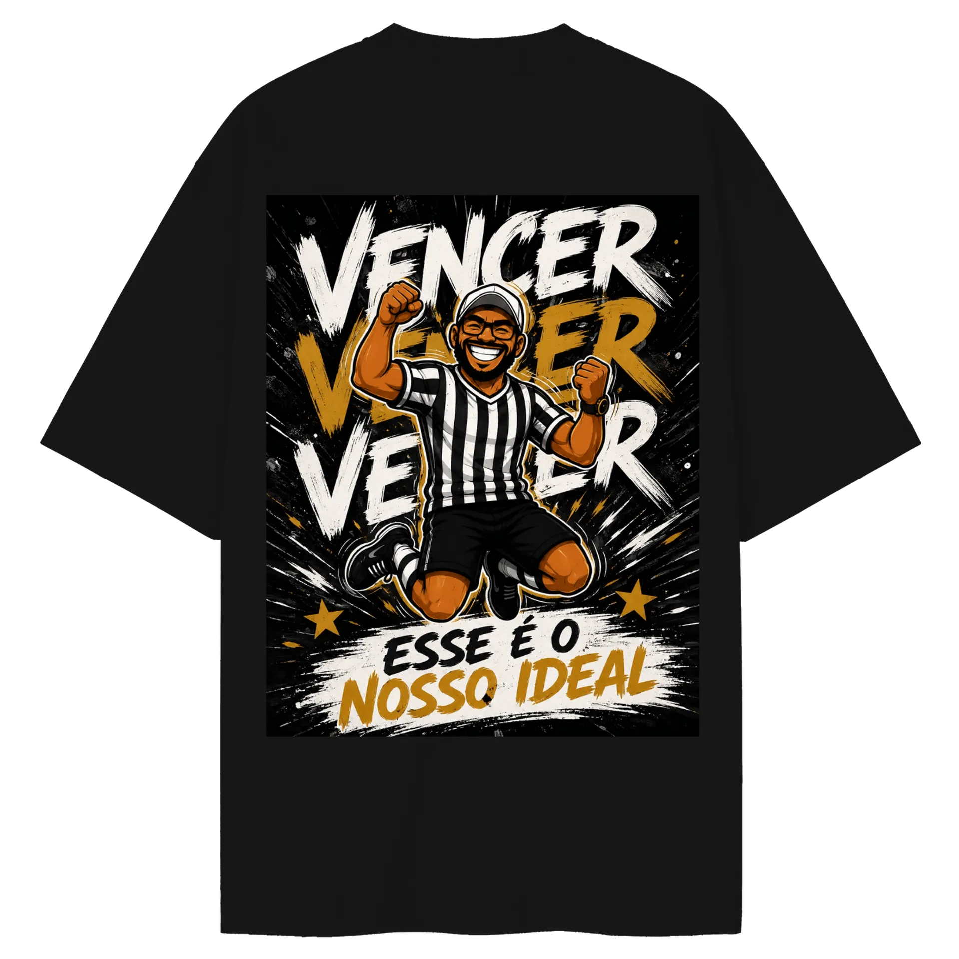 Camiseta Oversized V3 Preta de M13 STORE — imagem 2 de 6