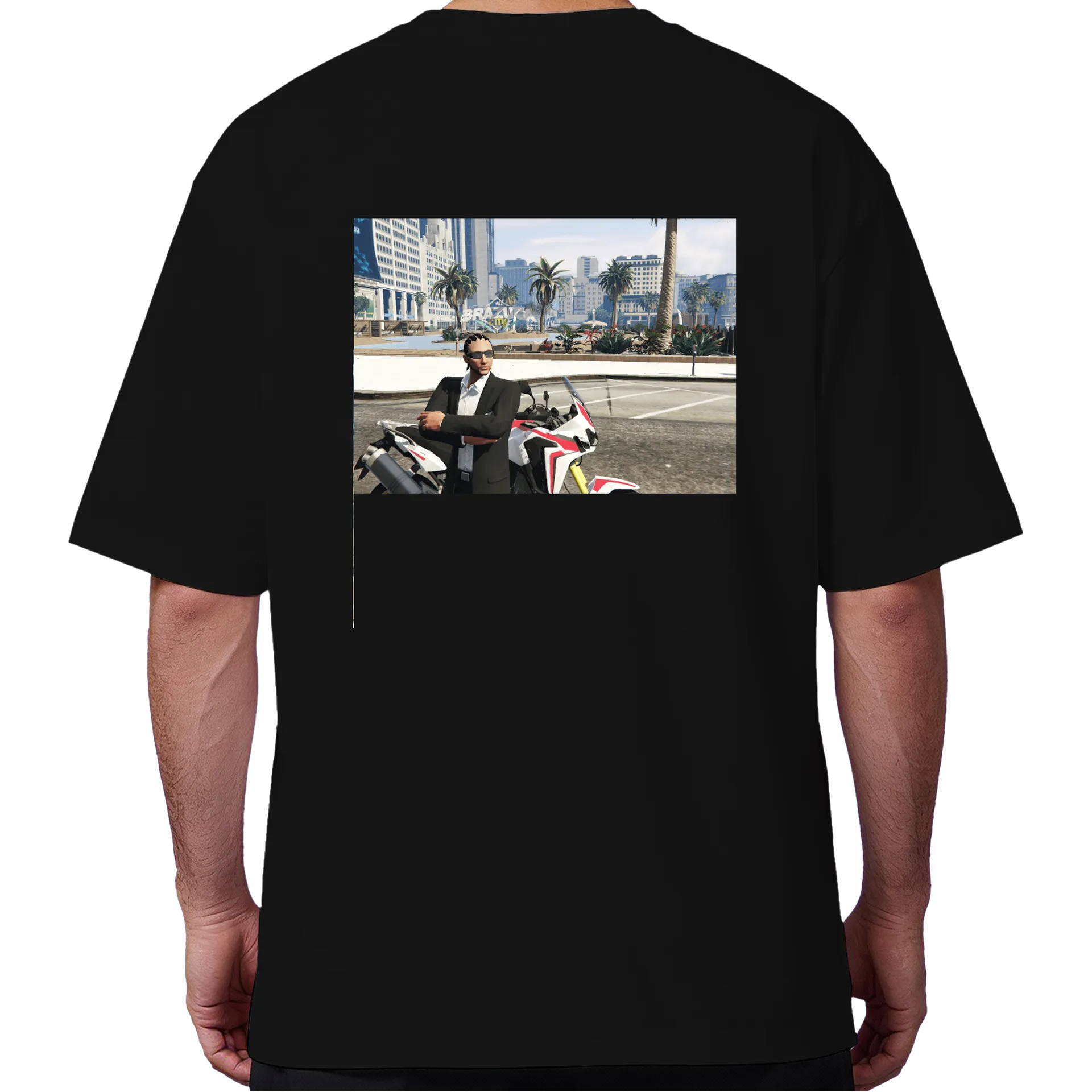 Camiseta Oversized jeffimroleplay & arcade - Imagem 6