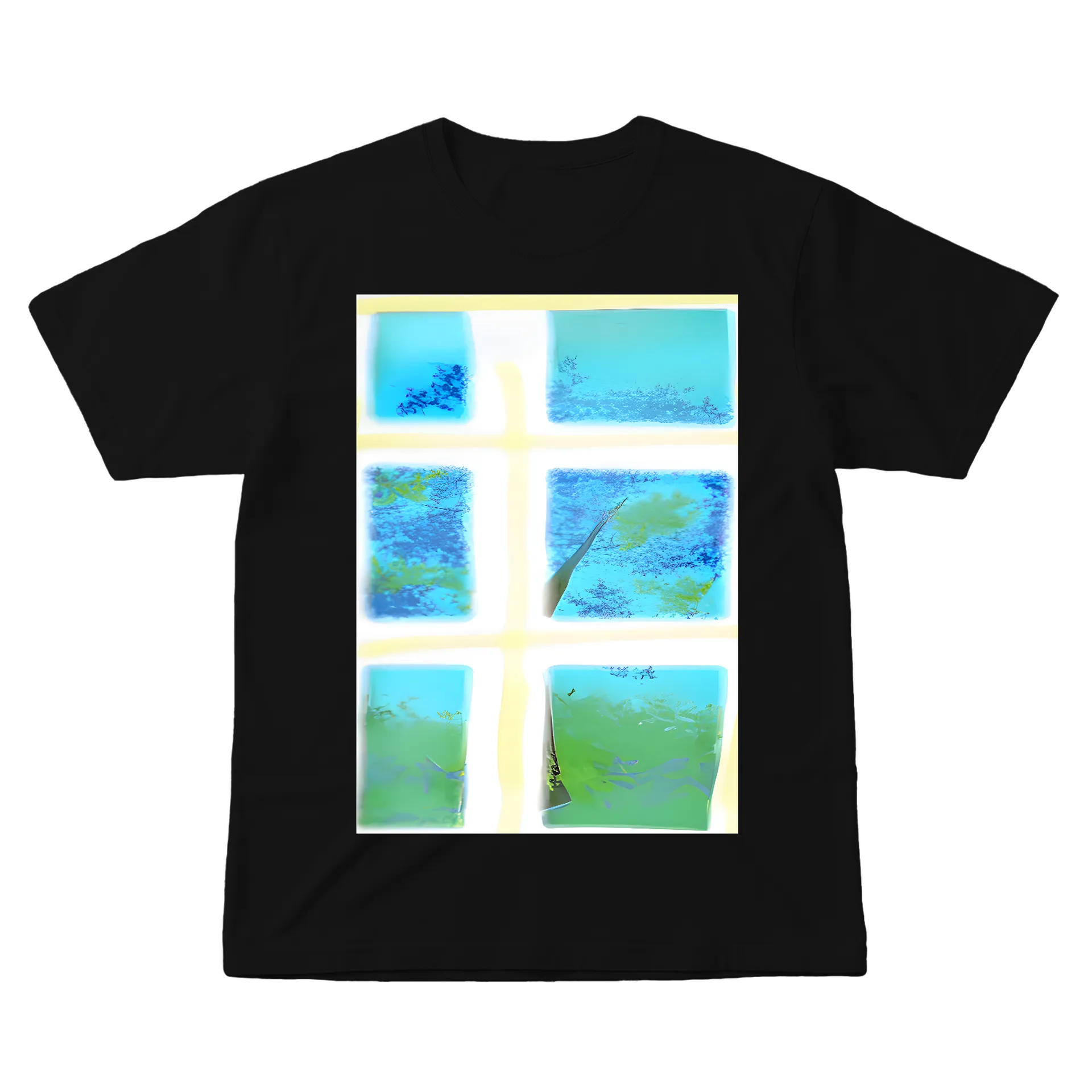 Camiseta Paisagem Abstrata com Árvores 100% Algodão - Imagem 1