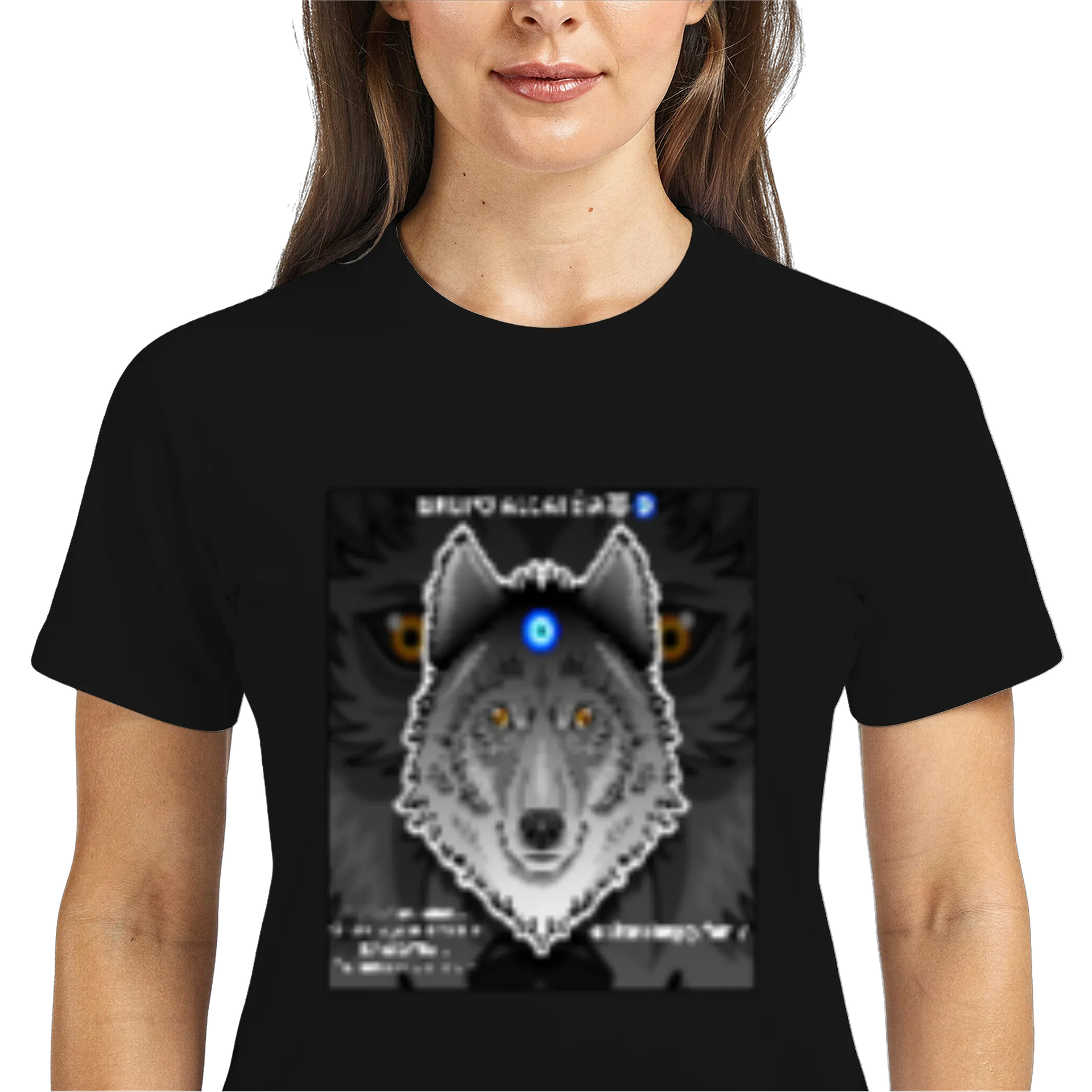 Camiseta DryFit GRUPO ALCATÉIA🐺🧿 /Líder Lobo Mau🐺🧿 - Imagem 3