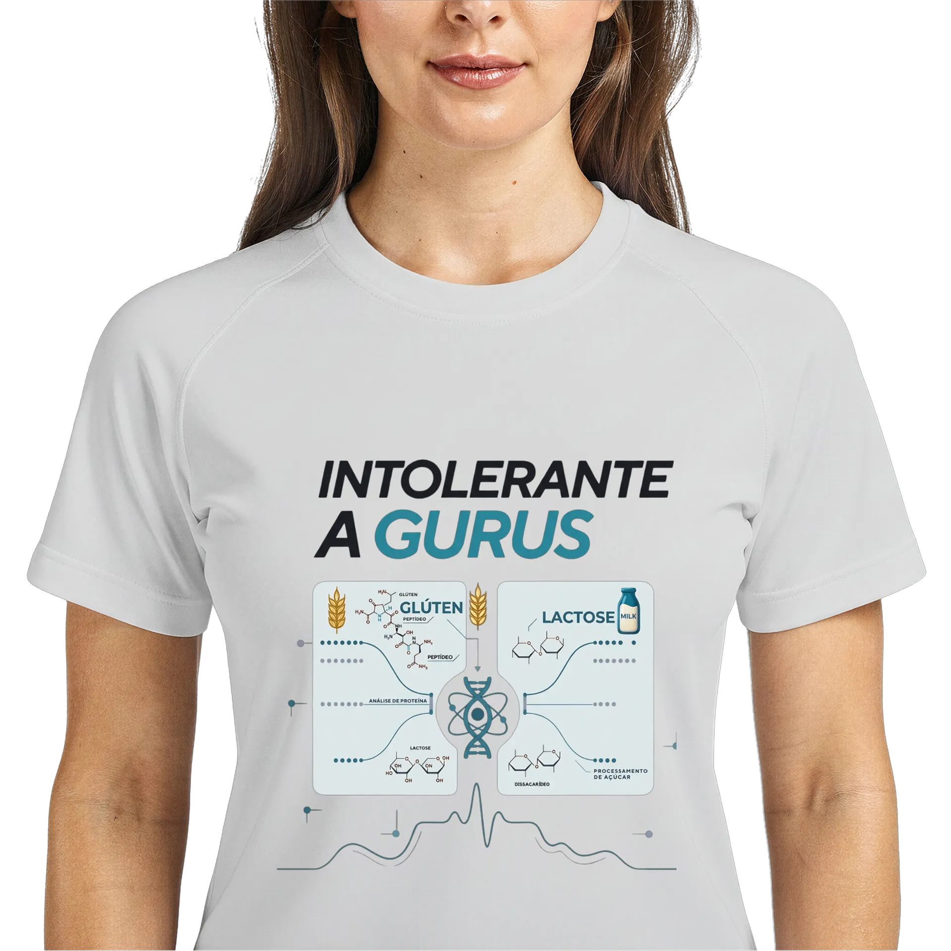Camiseta Dry Fit Intolerante a Gurus  - Imagem 3
