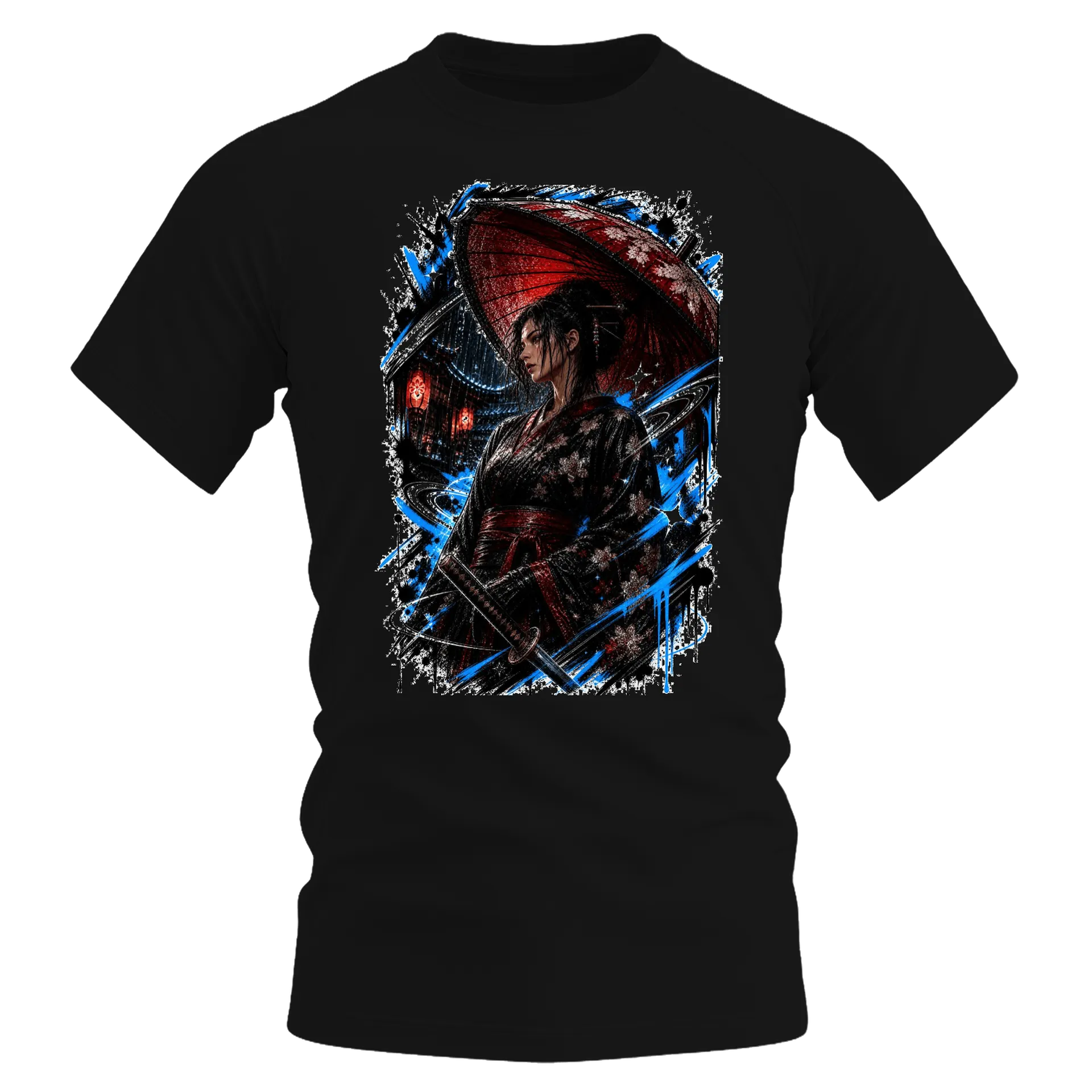Camiseta Dry Fit Arte Streamer Personalizada Preta 100% - Imagem 1