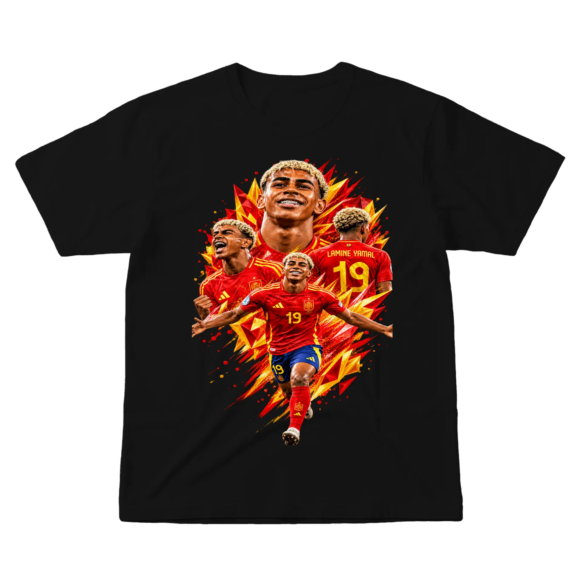 Camiseta Lamine Yamal Futebol Espanha 100% Algodão de WEB TV JOAÇABA  — imagem 1 de 6