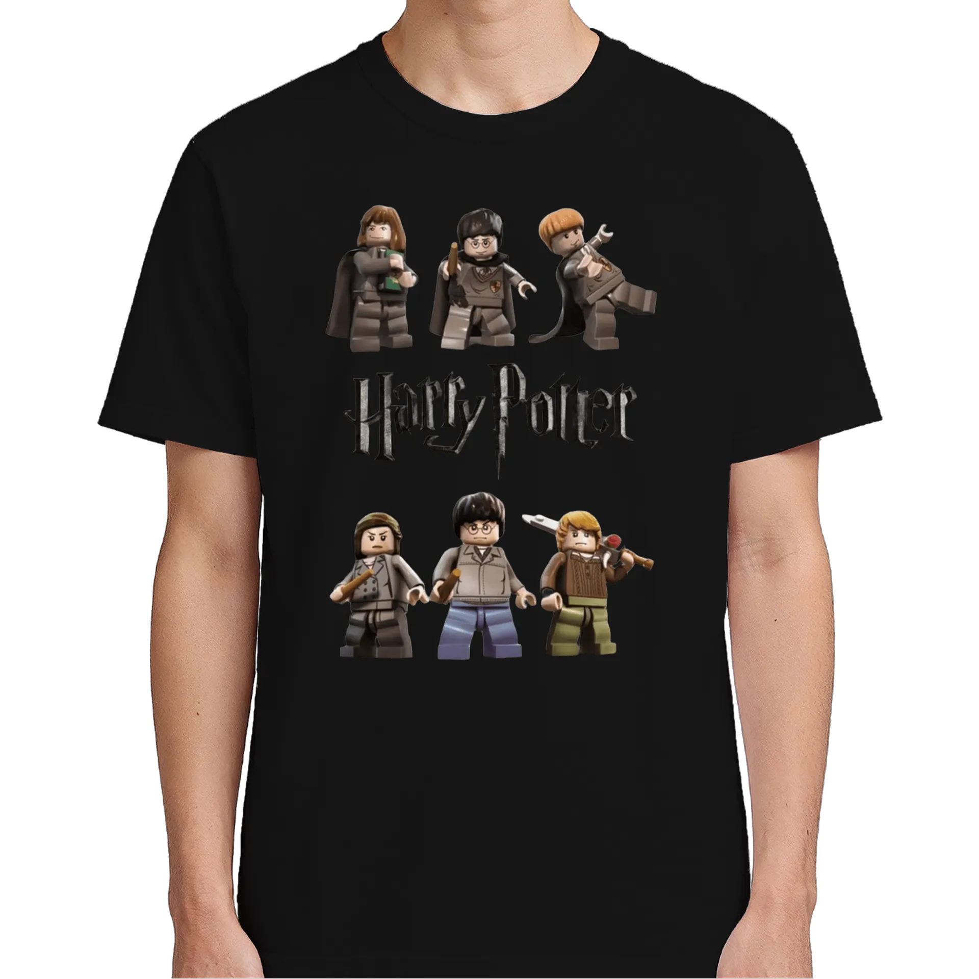 Camiseta Harry Potter Estampa Personagens 100% Algodão - Imagem 5