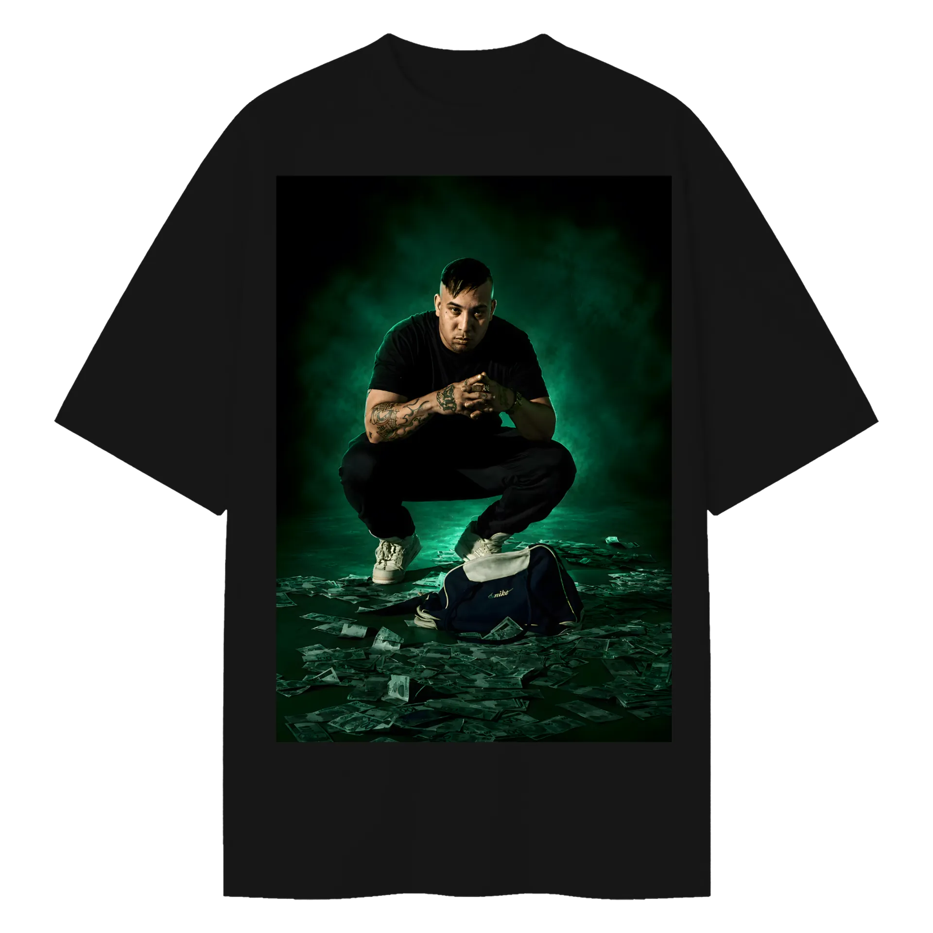 Camiseta Oversized Estampa London Stanley Neon Preto de Stanley Money Team  — imagem 1 de 6