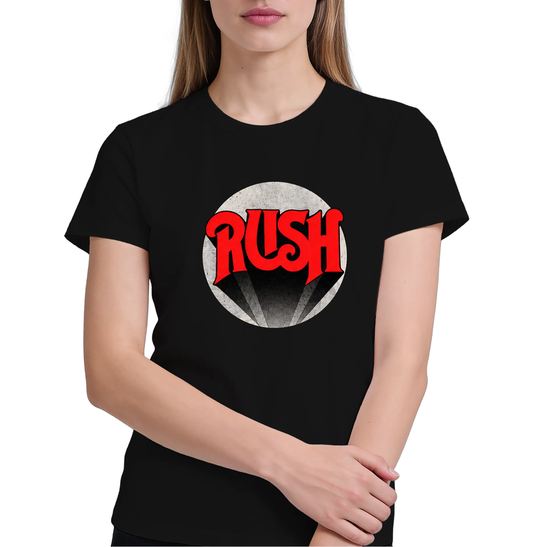 Camiseta Logo Rush Tipográfico 100% Algodão de rockability — imagem 3 de 6